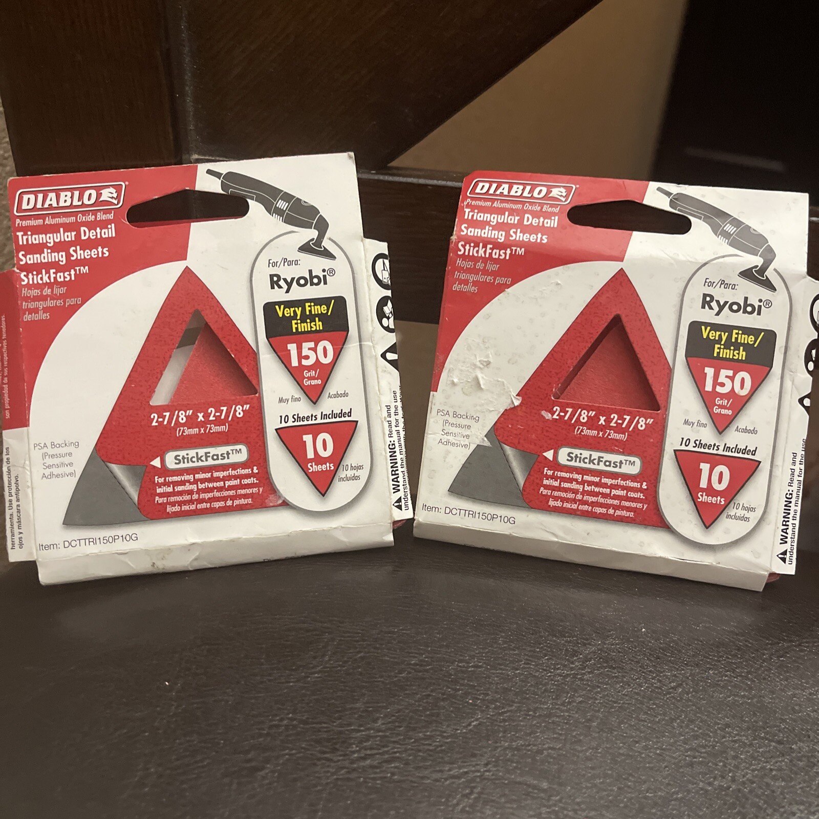Diablo Tools Detail 2-7/8In. X 2-7/8In. Triangle Stickfast 150/60Grit- 29 Sheets
