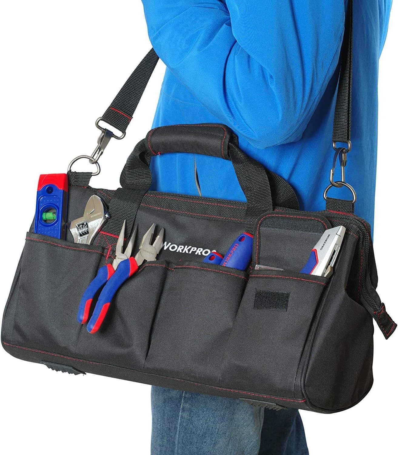 WORKPRO 322-Pieces Home Repair Tool Kits Basic Household Hand Tool With Tool Bag