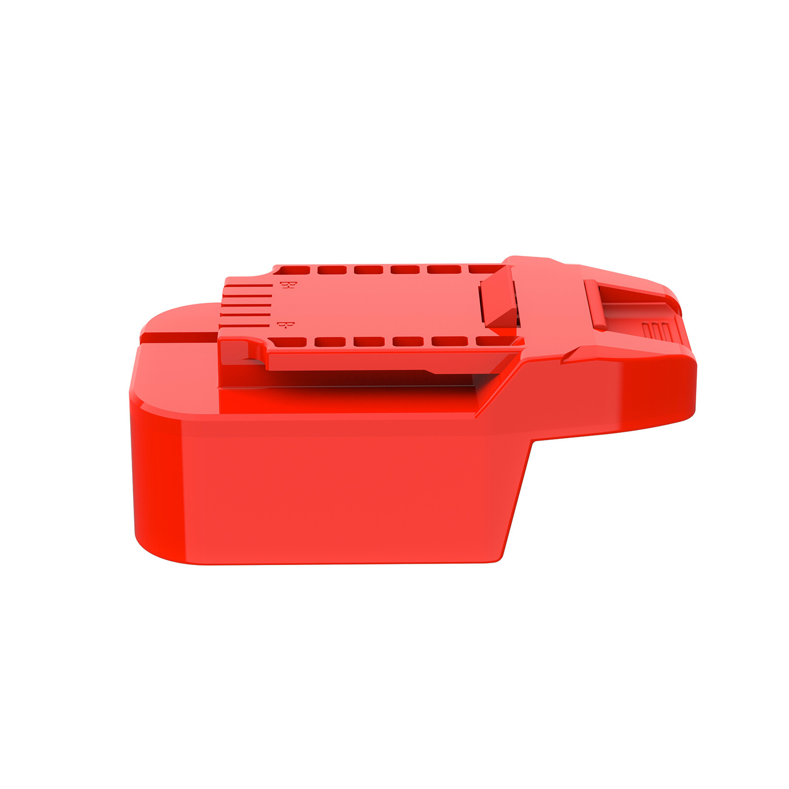 1x Adapter For Milwaukee M18 RED Li-Ion Battery To For Bauer 20v Cordless Tools