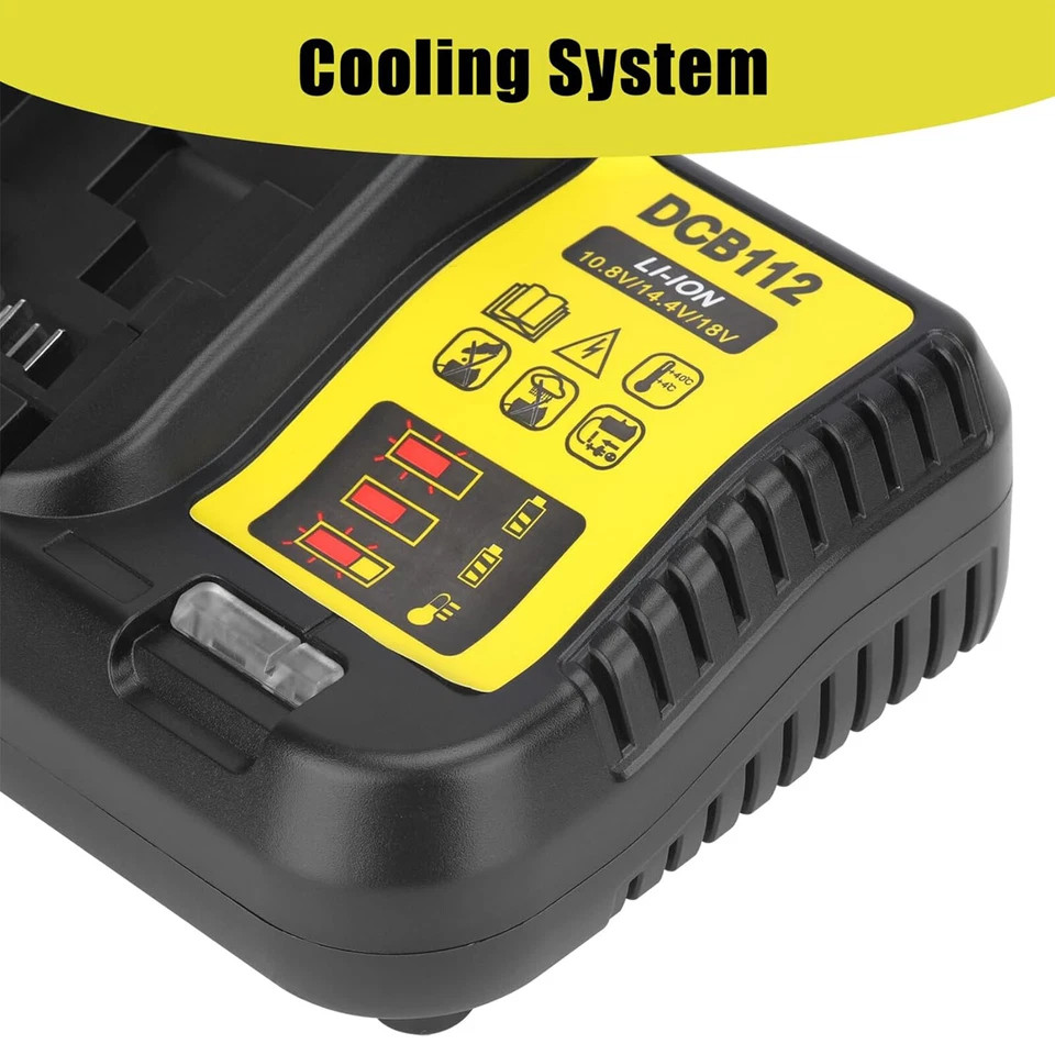 Pack For DeWalt 20V 20 Volt Max XR 10.0AH Lithium-Ion Battery DCB206-2 DCB205-2