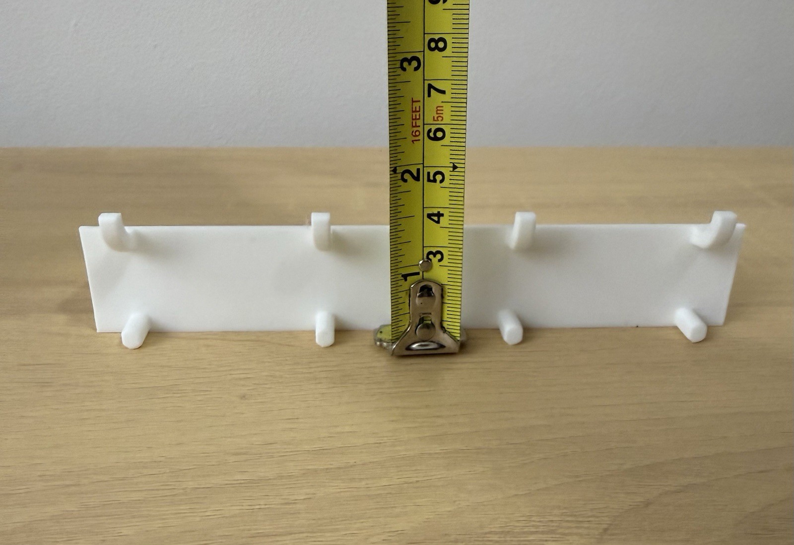 Pegboard Screwdriver Holder Rack Organizer 3D Printed Tool Storage – White