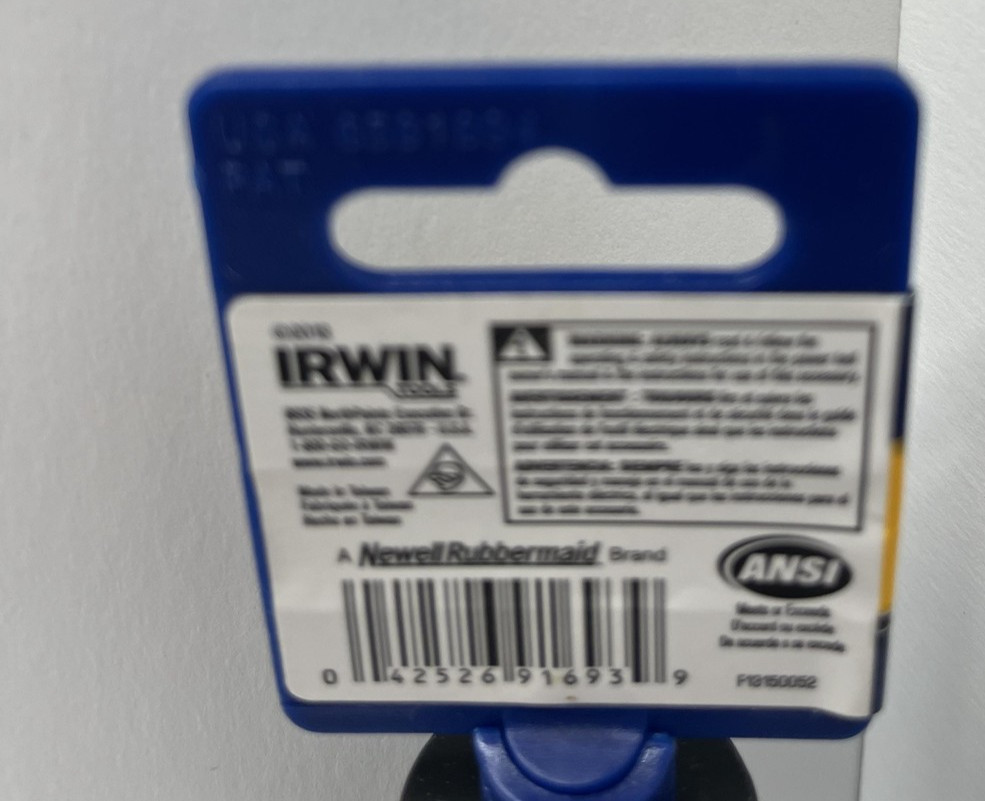IRWIN Tools Deep Well Impact Socket 7/8in (22.2mm) 3/8in Drive 6-Point 1877480