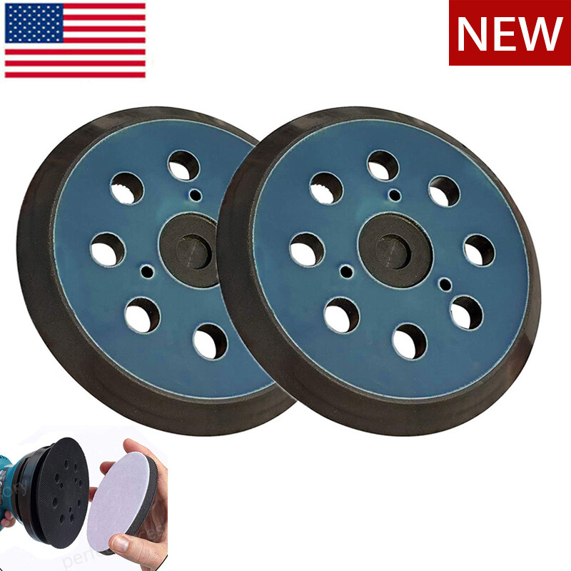 2Pcs Sander Pads 5″ Hook&Loop Sanding Plates for Hitachi 324-209 SV13YA, SV13YB