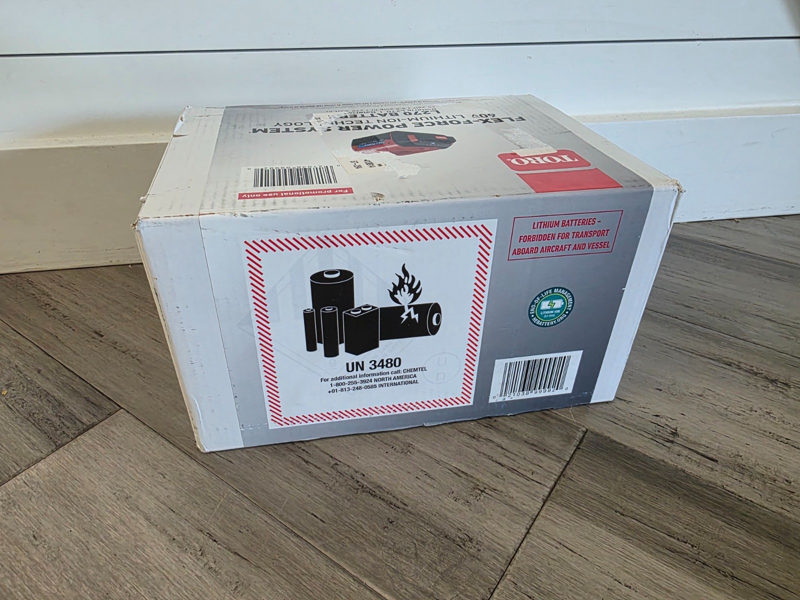 Toro Flex-Force L270 Rechargeable Battery 60V -5.0Ah -270Wh NEW FACTORY SEALED