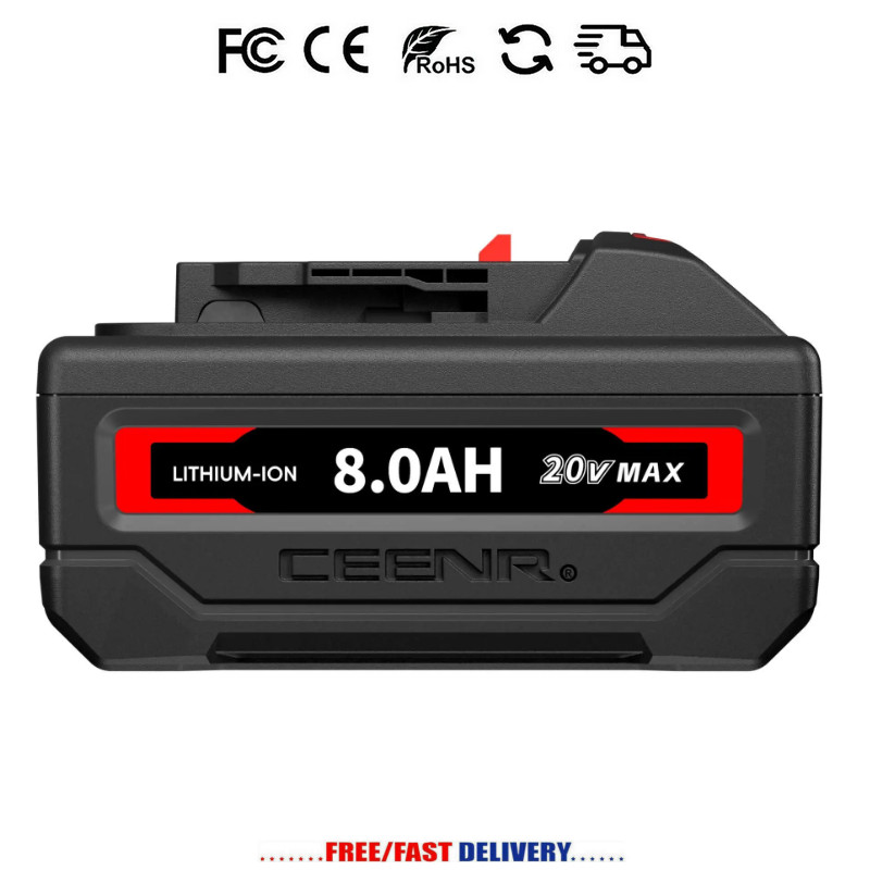 Ceenr 8.0Ah Battery For DeWalt 18V(20V Max) | Replacement Model DCB200 NEW