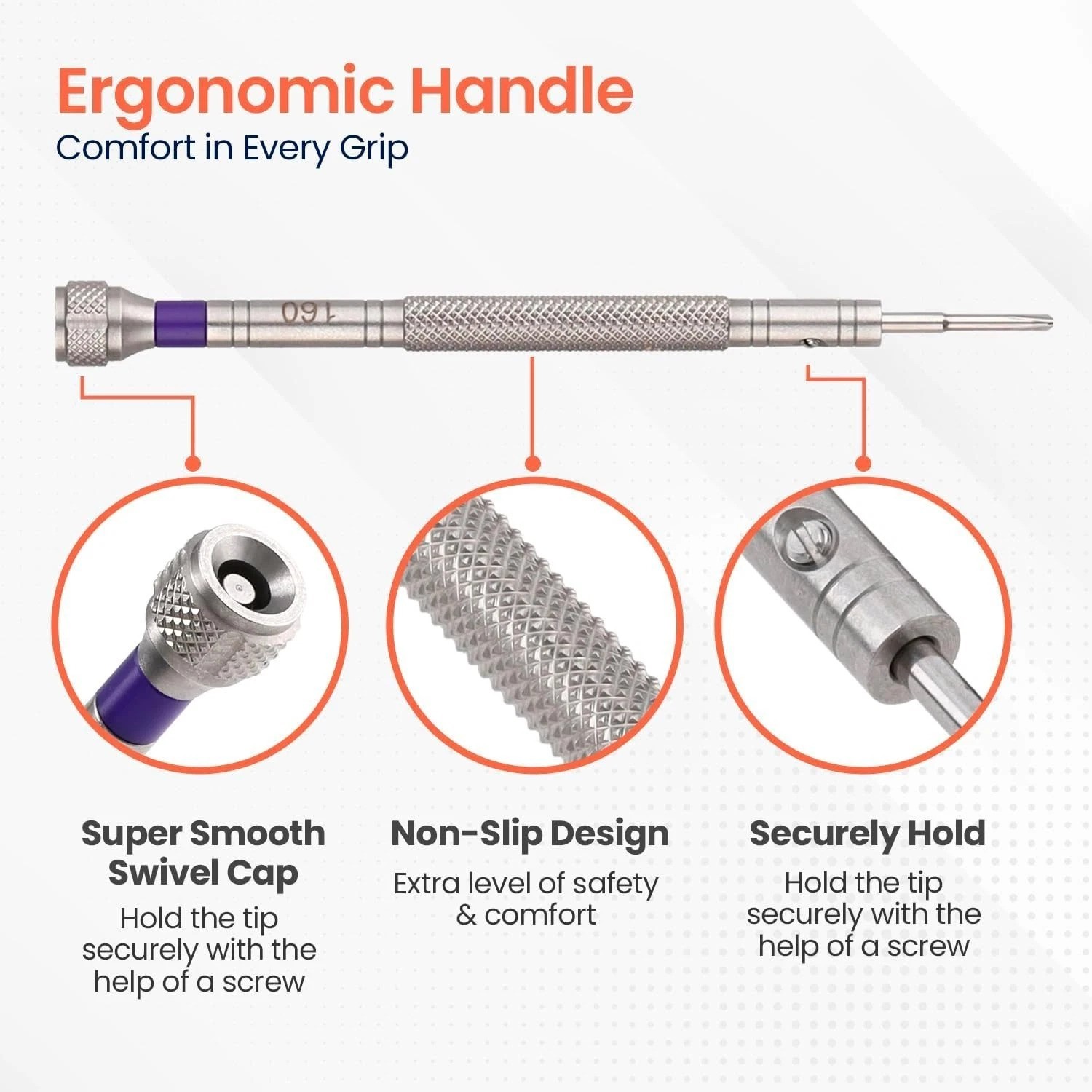 Stainless Steel Screwdriver Set – 10 Tools for Watch & Eyewear Repairs