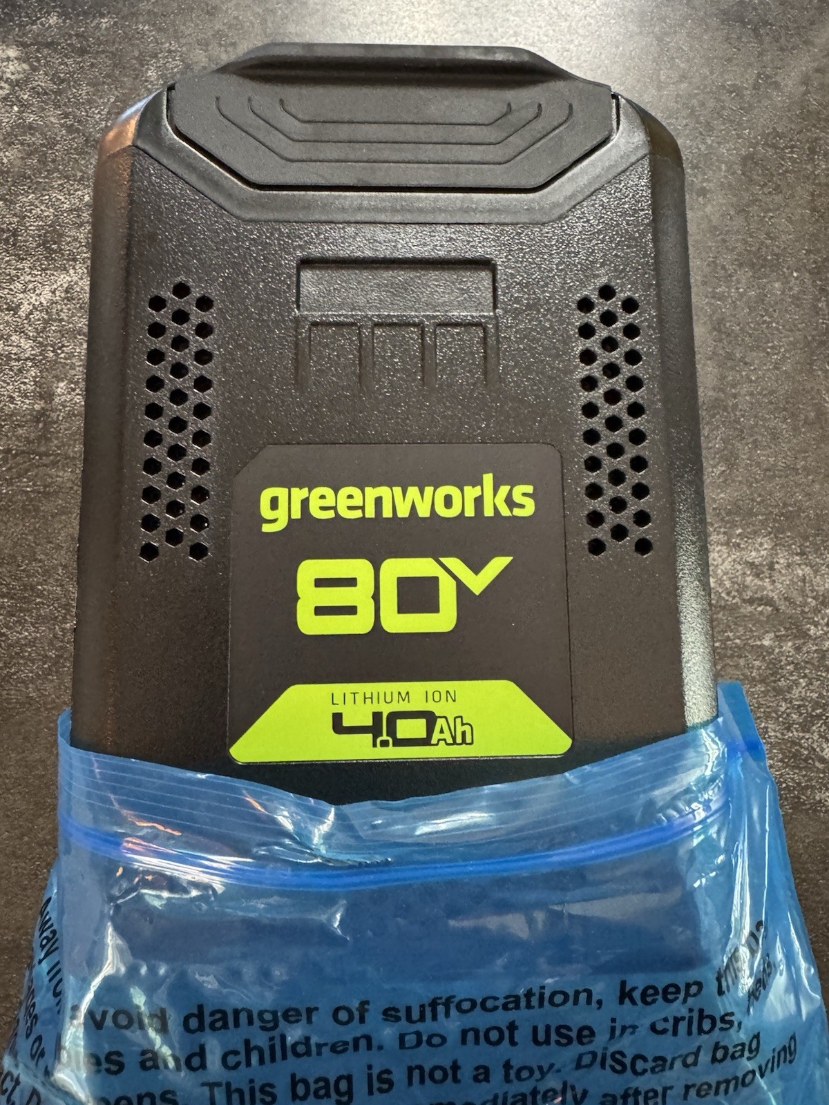 NEW Genuine Greenworks 80V 4.0Ah Lithium Ion Battery Genuine OEM New