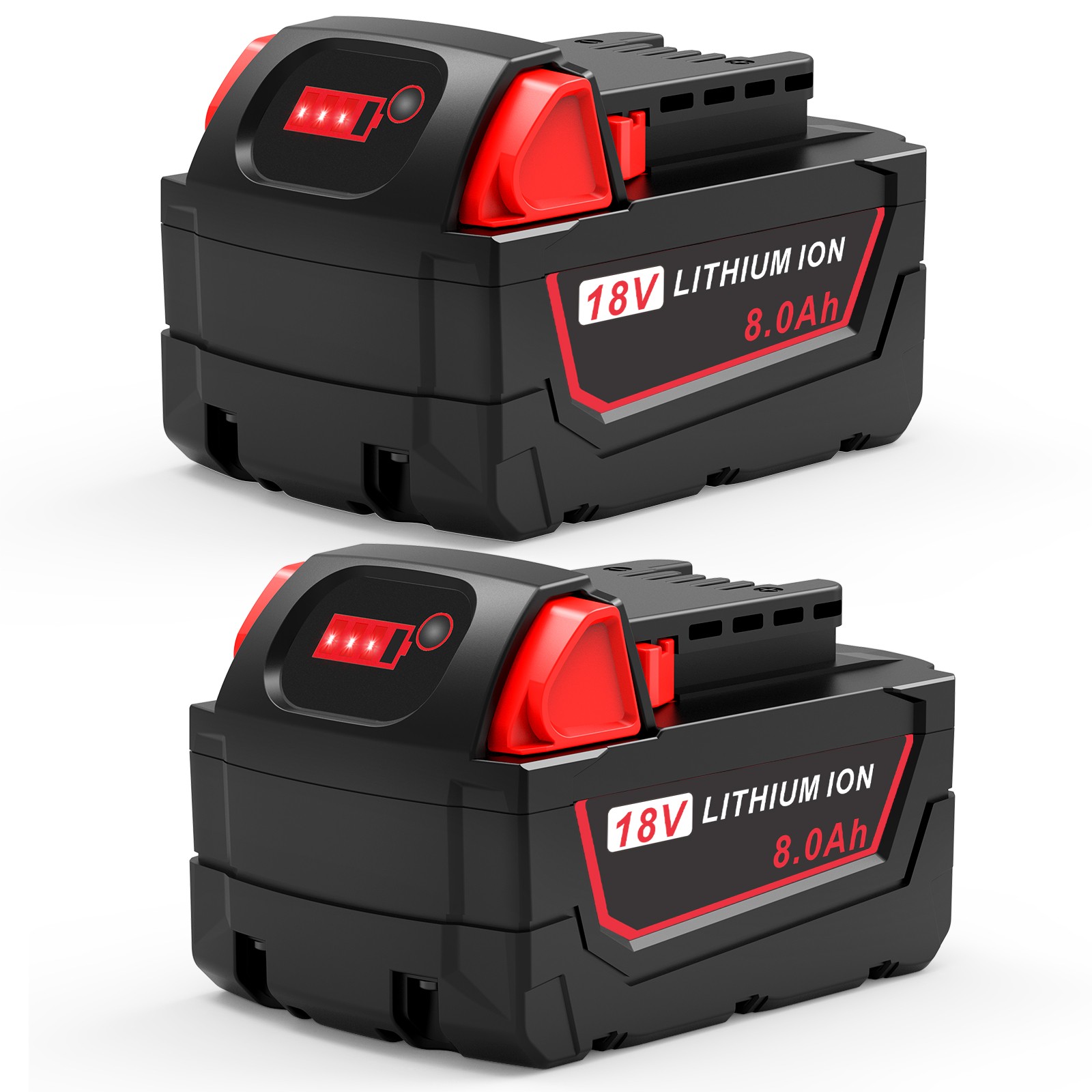 2PACK For Milwaukee for M18 6.0AH Battery Lithium Extended Capacity 48-11-1860