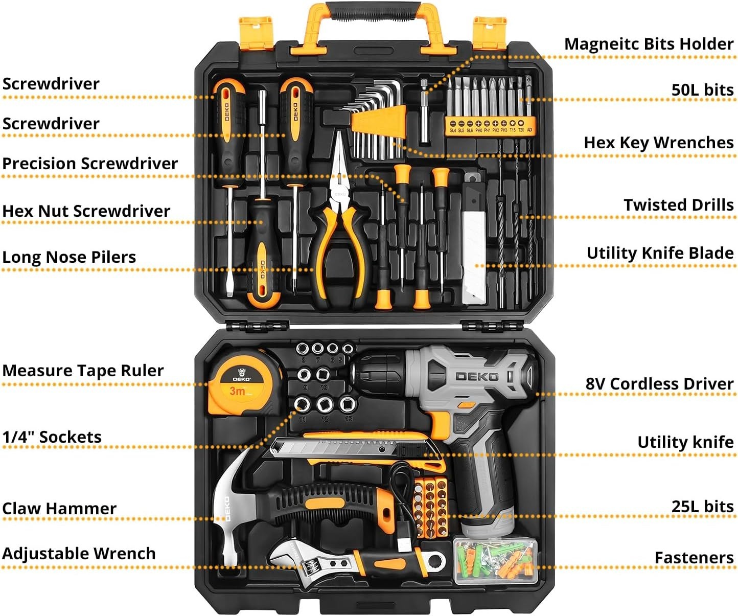 Perfect Father’s Day Gift: 126-Piece Cordless Drill Tool Set