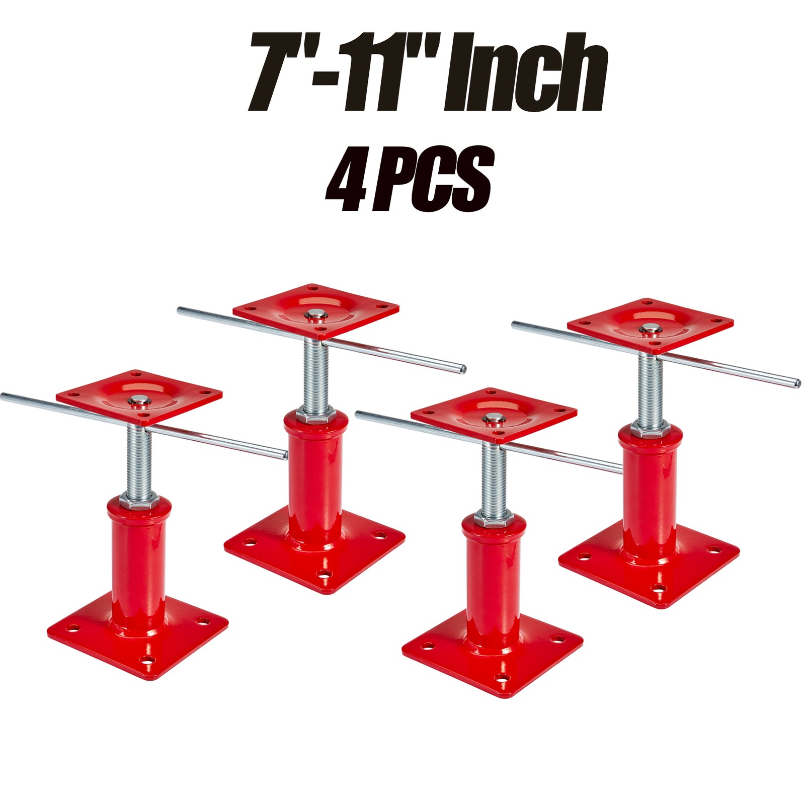 2PCS / 4PCS Adjustable House Jacks for Leveling Crawlspace for Cellar Ceiling