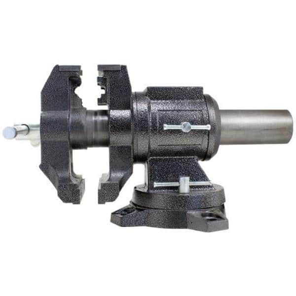 BESSEY 5 in. Multi-Purpose Rotating Pipe and Bench Vise with Swivel Base