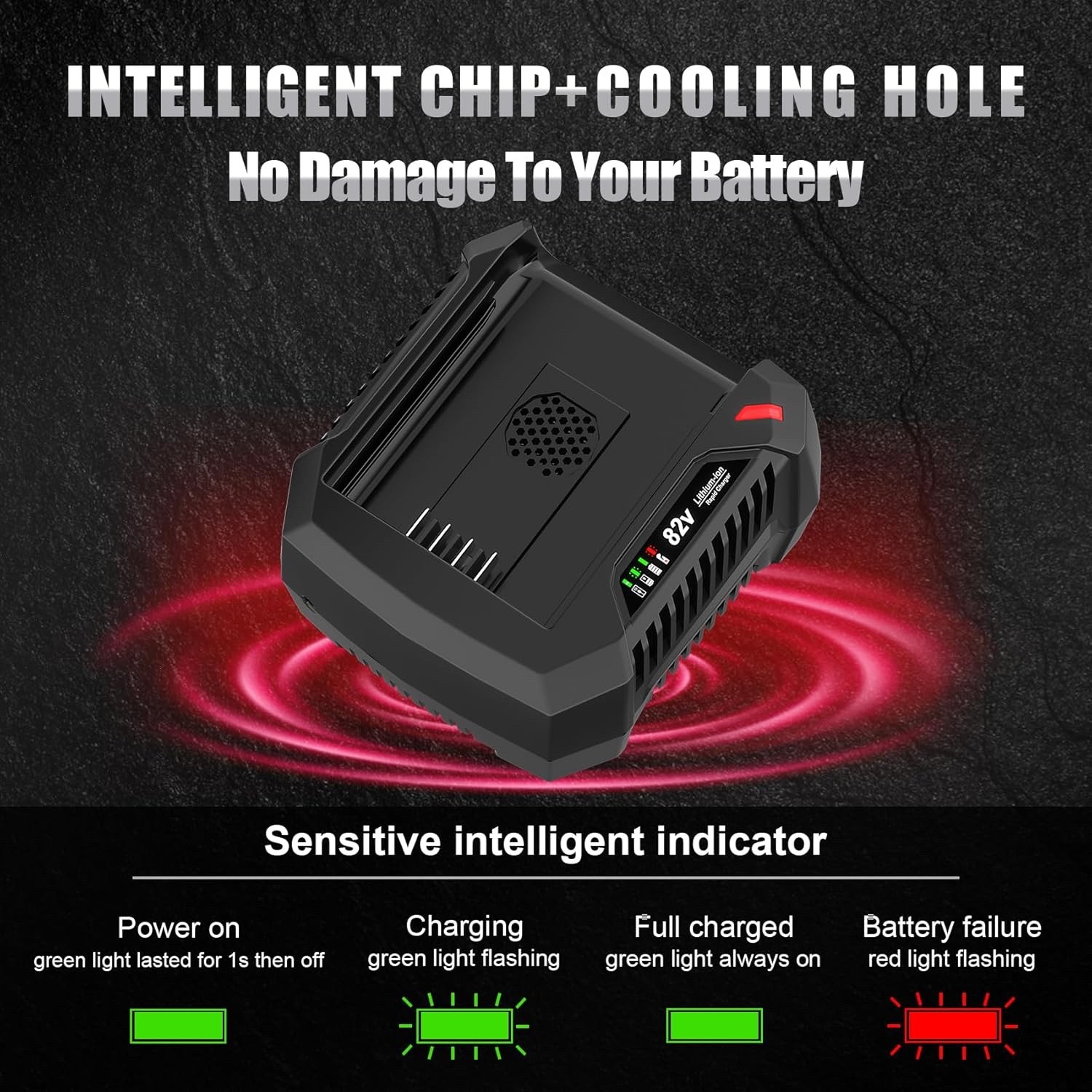 BSRC82 4.0A Rapid Charger for Briggs & Stratton Snapper XD 82V Max 1760263 NEW