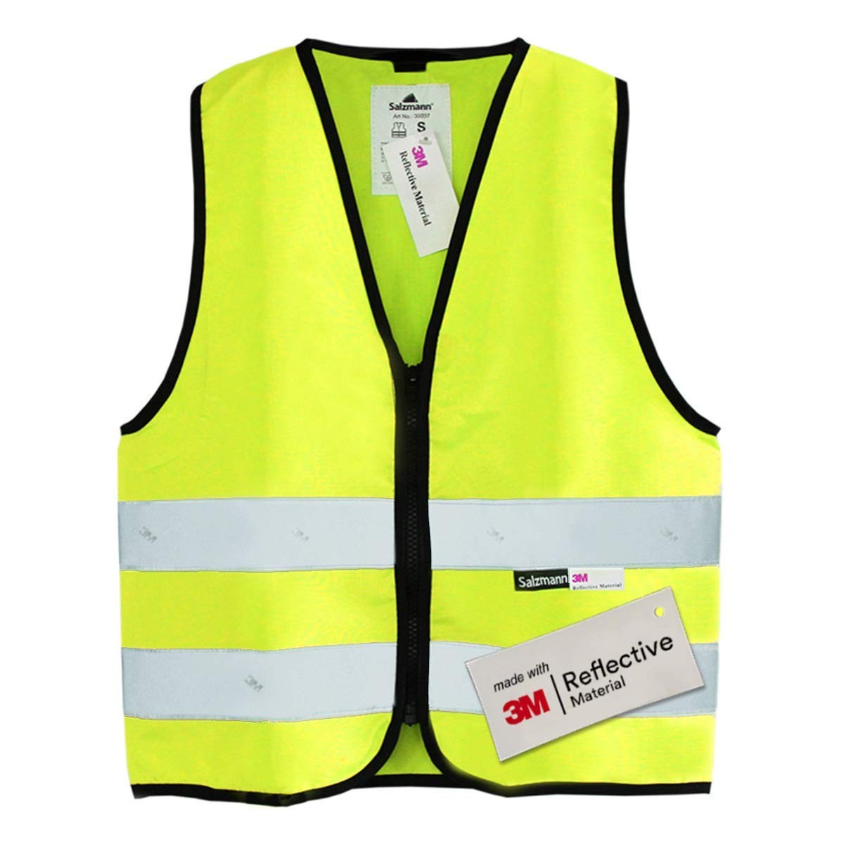 Salzmann Children’s High Visibility Vest – Reflective 5 – 7 Years, Yellow