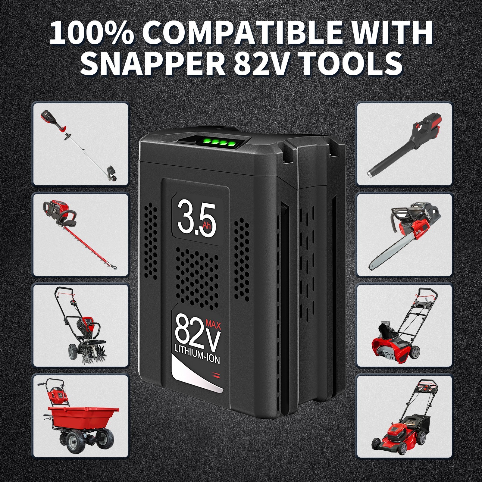 2x 82V 3.5Ah Battery For Briggs & Stratton Snapper XD 82V BSB3AH82 BSB2AH82 New