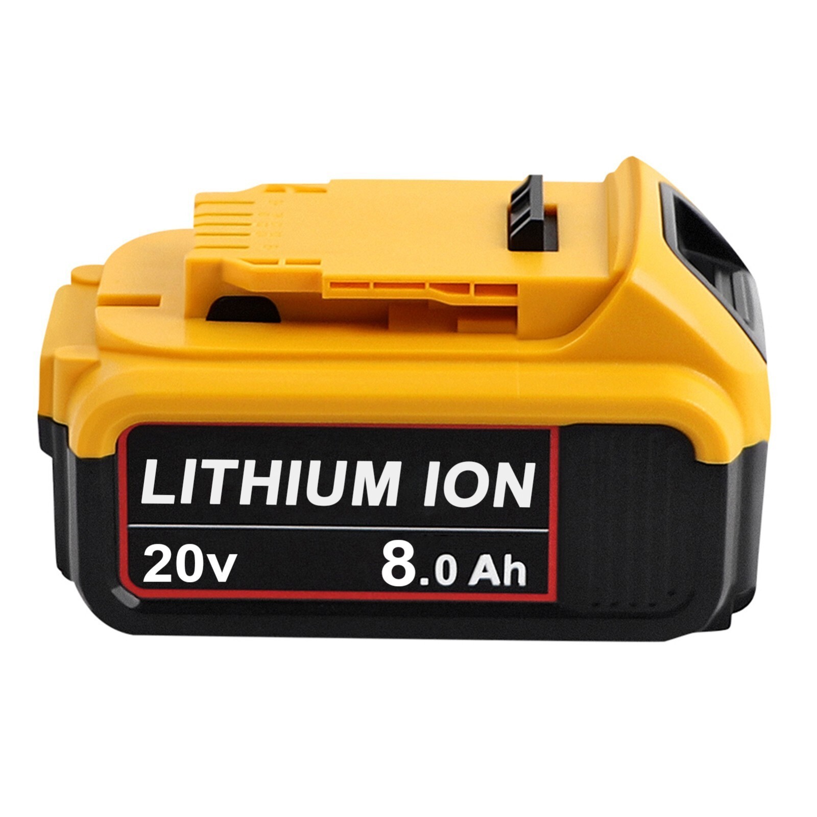 2Pack 8.0AH Lithium Ion Battery For DeWalt 20V 20 Volt Max XR DCB206-2 DCB205-2