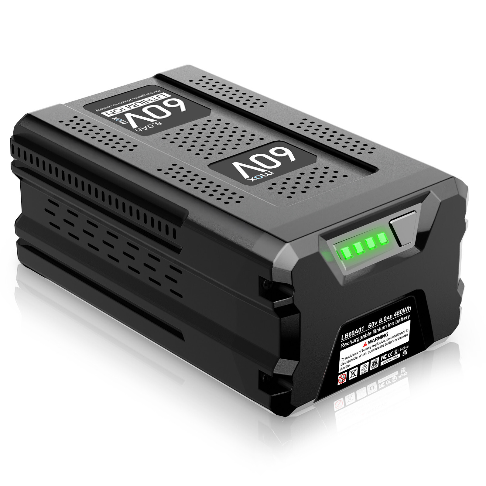 8.0Ah / 5.0Ah For Greenworks 60V Max PRO Lithium-ion Battery LB605 LB60A02 LB604