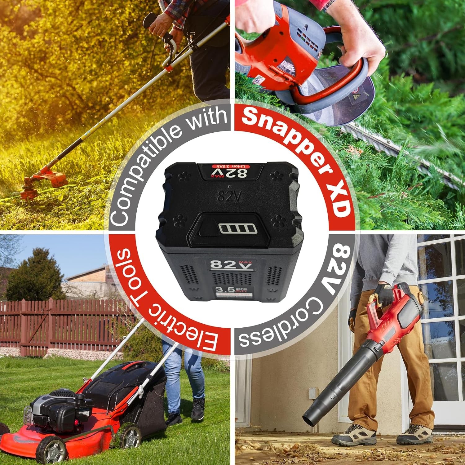 82V 3.5Ah Li-Ion Battery For Snapper Briggs & Stratton XD 82V MAX BSB2AH82