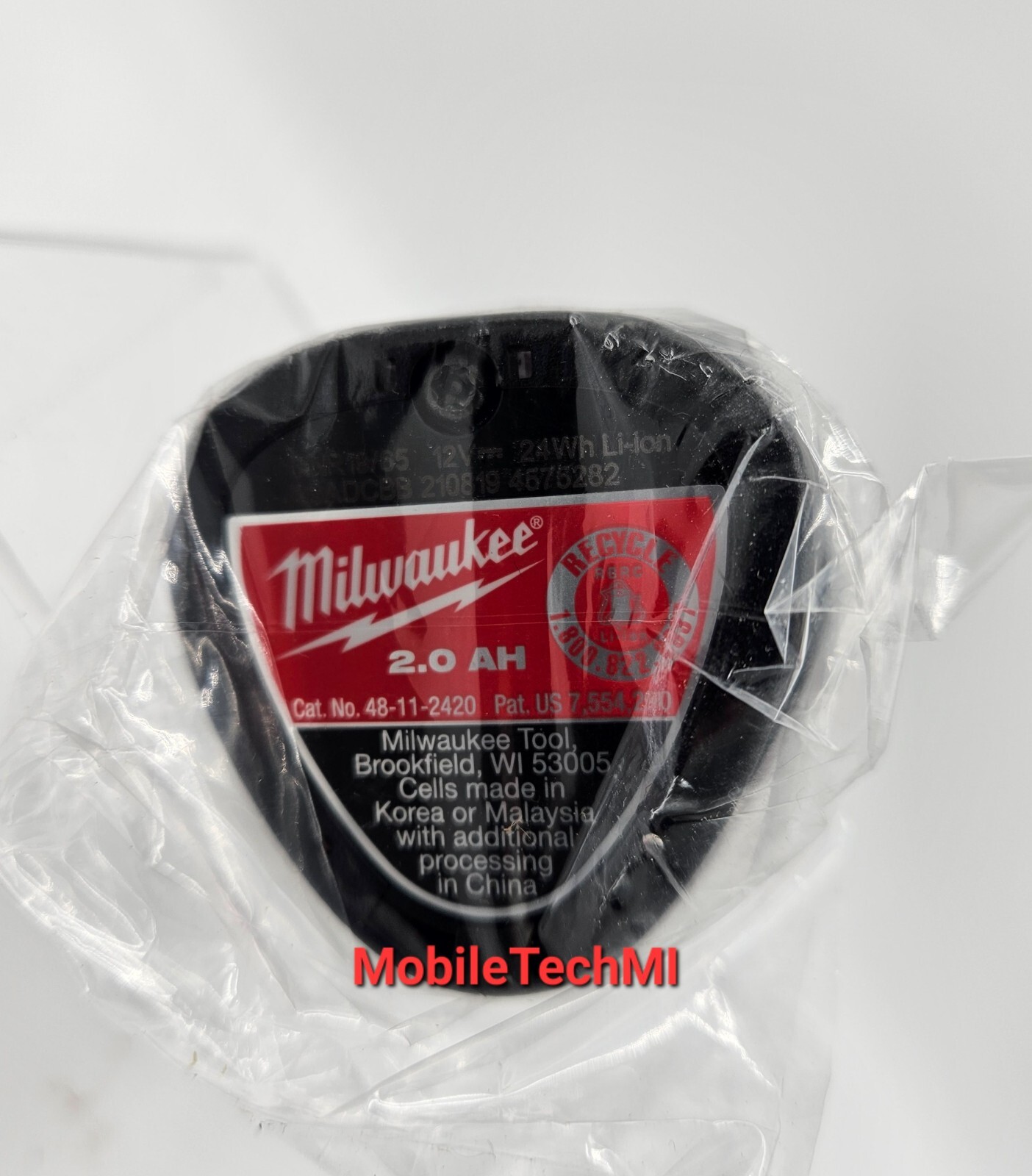 Milwaukee M12 FUEL Hammer Drill Driver 3404-20 GEN 3 + 2.0 Ah CP2.0 OEM Battery
