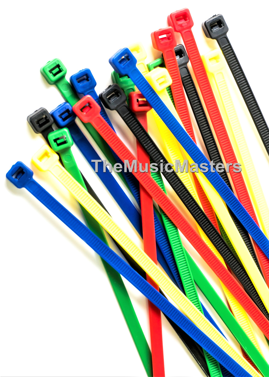 200 Yellow 8″ inch Wire Cable Zip Ties Nylon Tie Wraps 50lb USA Made Tiger Ties