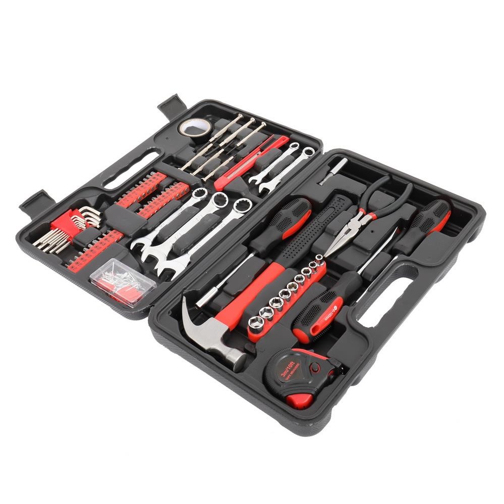 New 148 Pcs General Household Home Repair and Mechanic’s Hand Tool Kit Toolbox