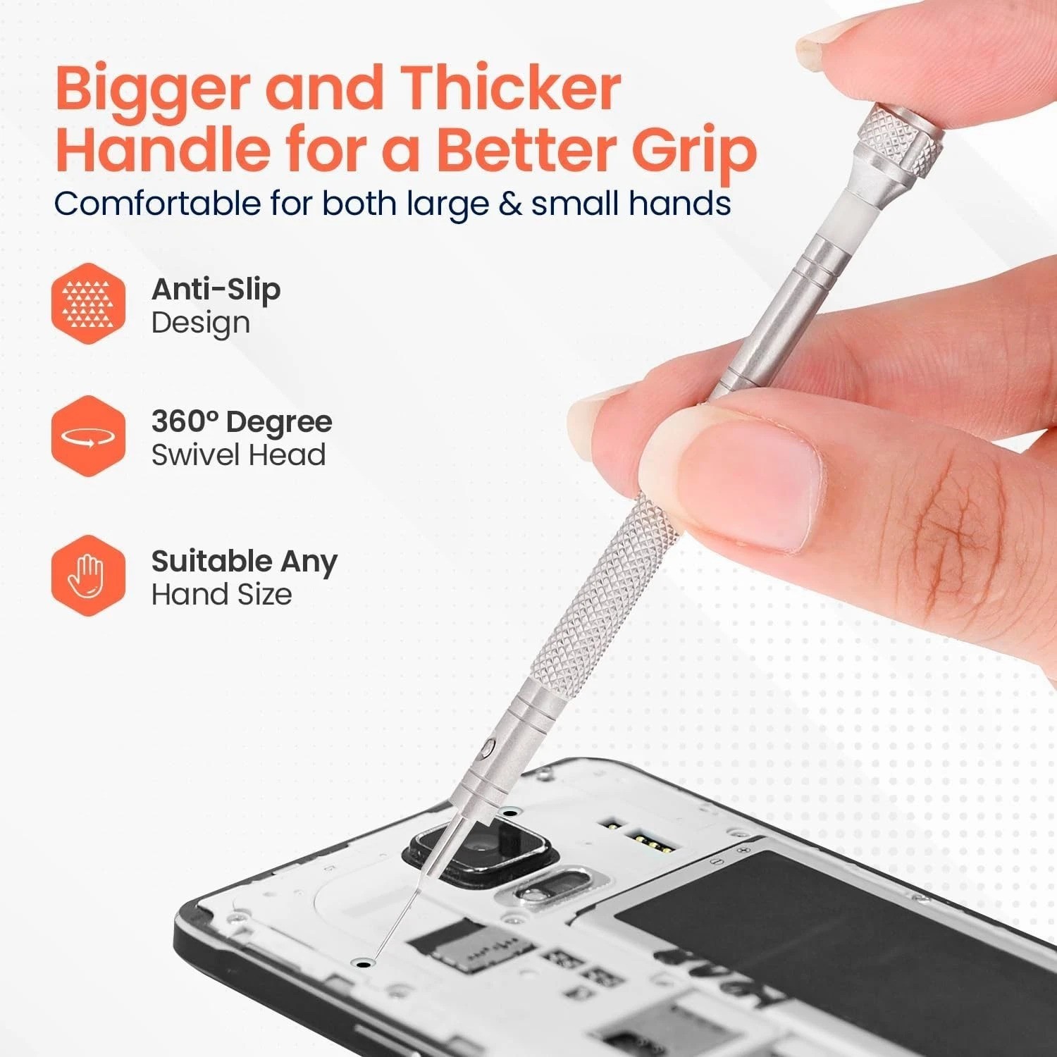 Stainless Steel Screwdriver Set – 10 Tools for Watch & Eyewear Repairs