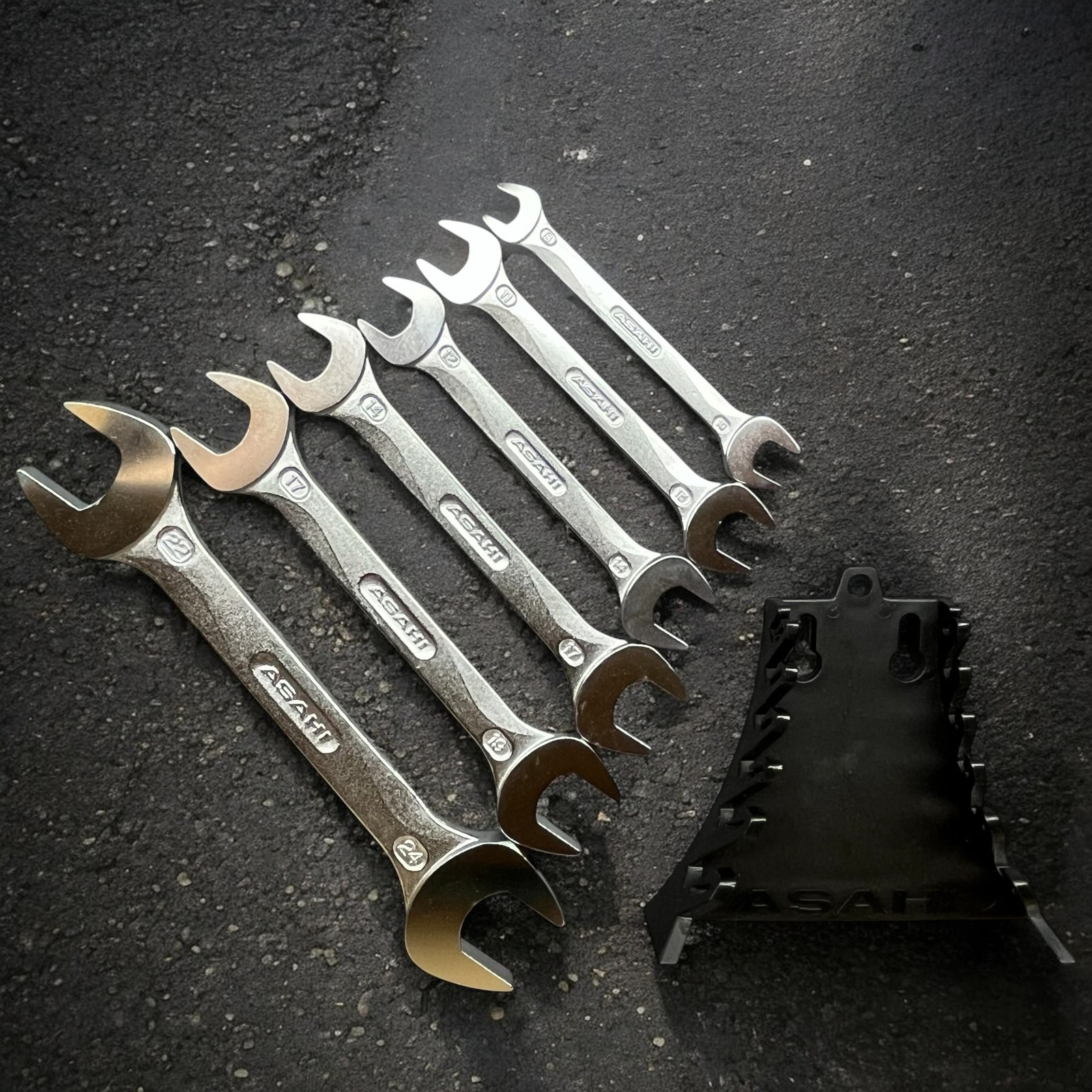 Asahi SLAS62 Revowave double open end wrench set | Made in Japan | USA seller