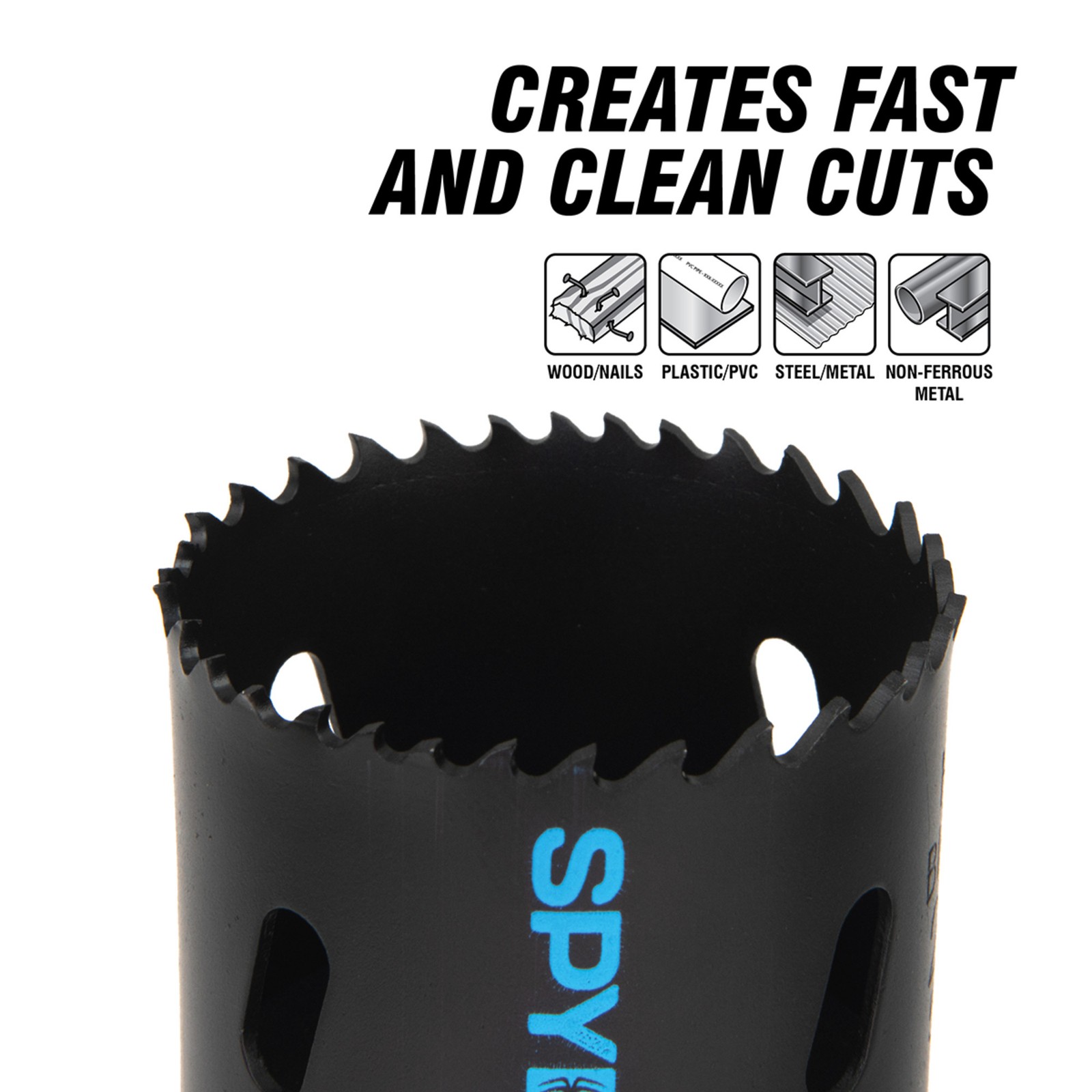 1-7/8 in Hole Saw Bi-Metal Spyder 600080CF