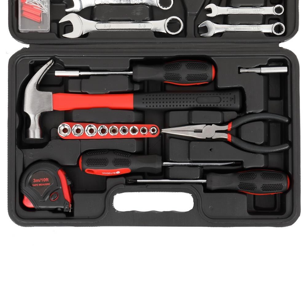 New 148 Pcs General Household Home Repair and Mechanic’s Hand Tool Kit Toolbox