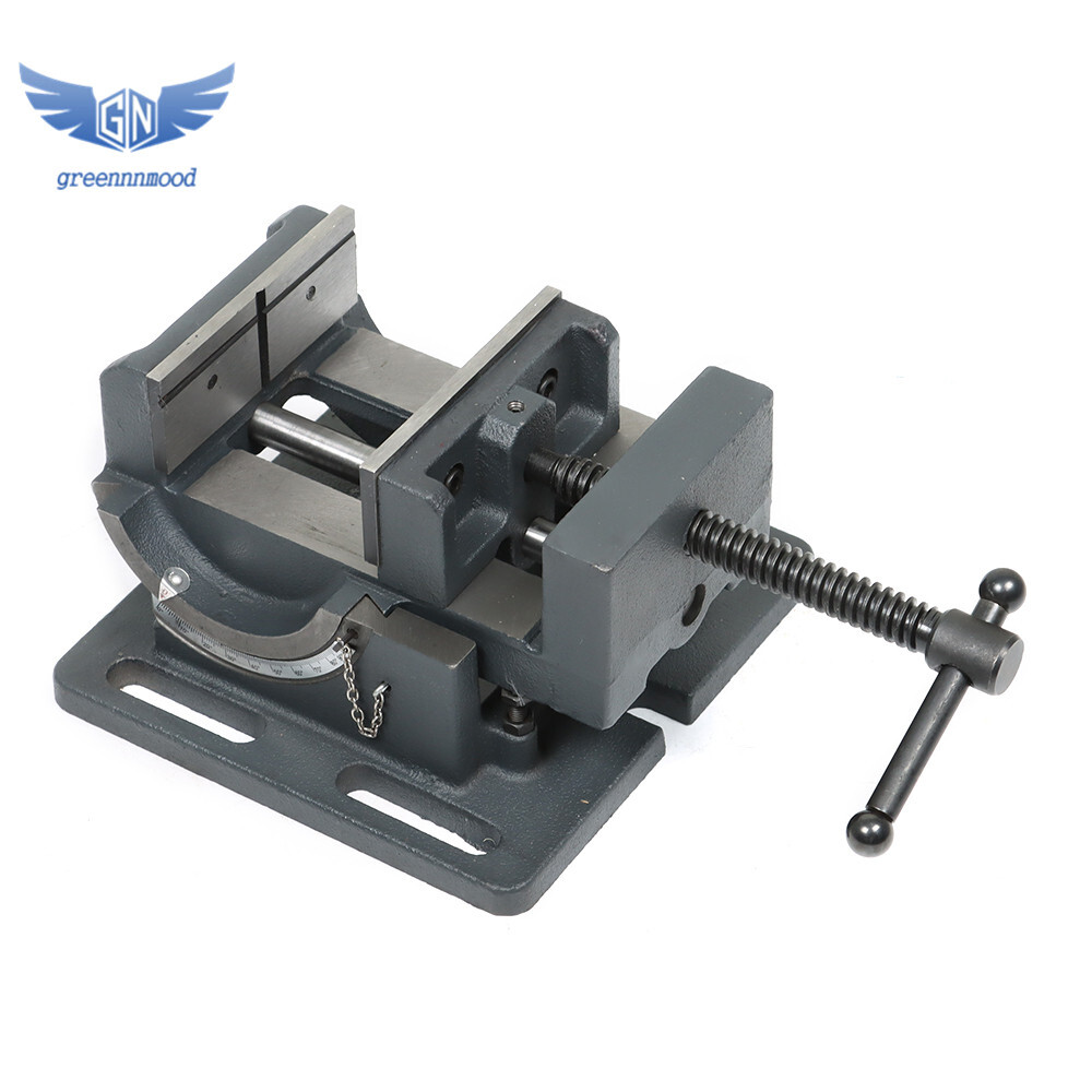 4.25 In Industrial Strength Benchtop and Drill Press Tilting Angle Vise New