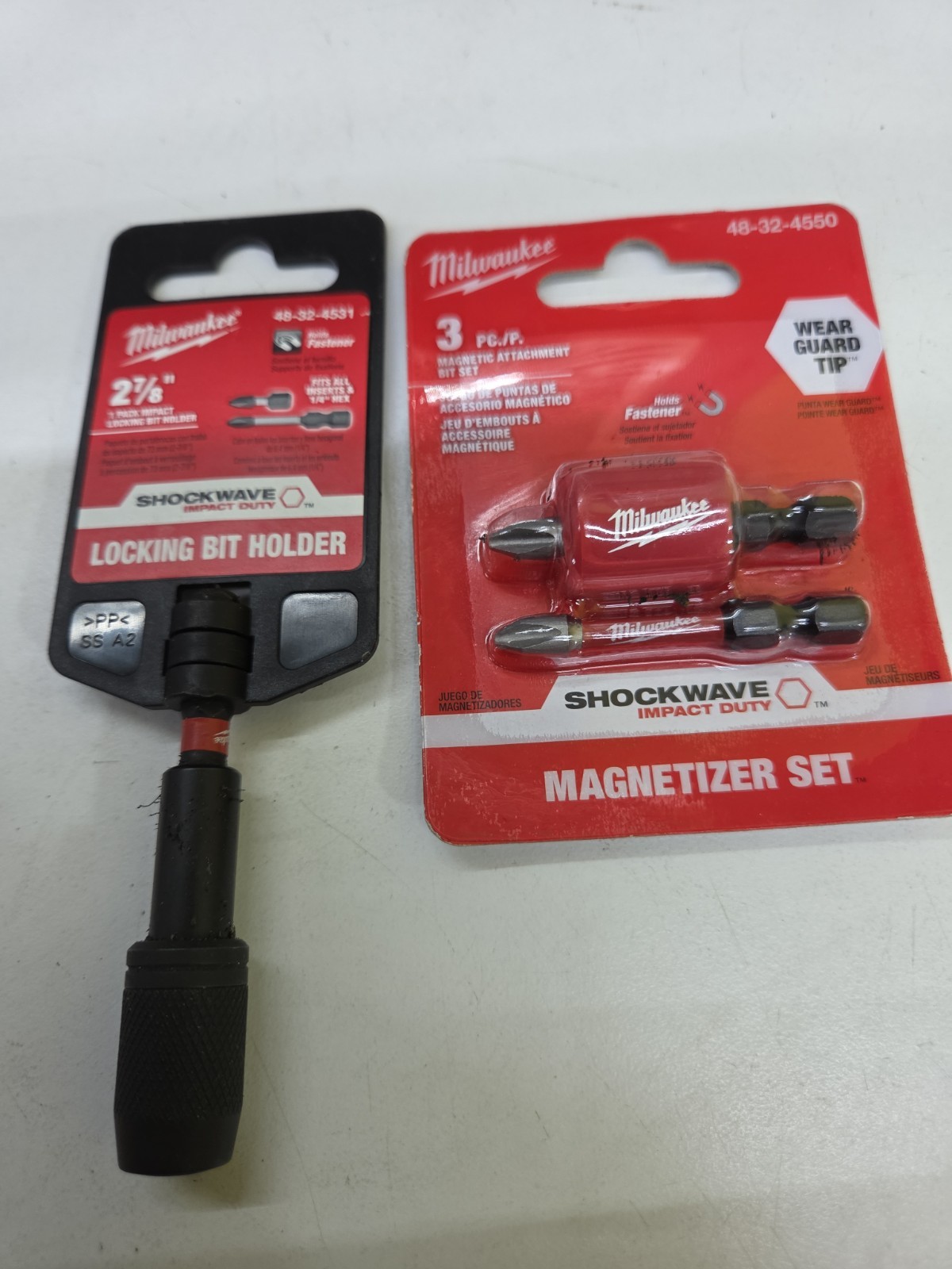 SHOCKWAVE Impact Duty 2-7/8 in. Locking Bit Holder And Bit Set