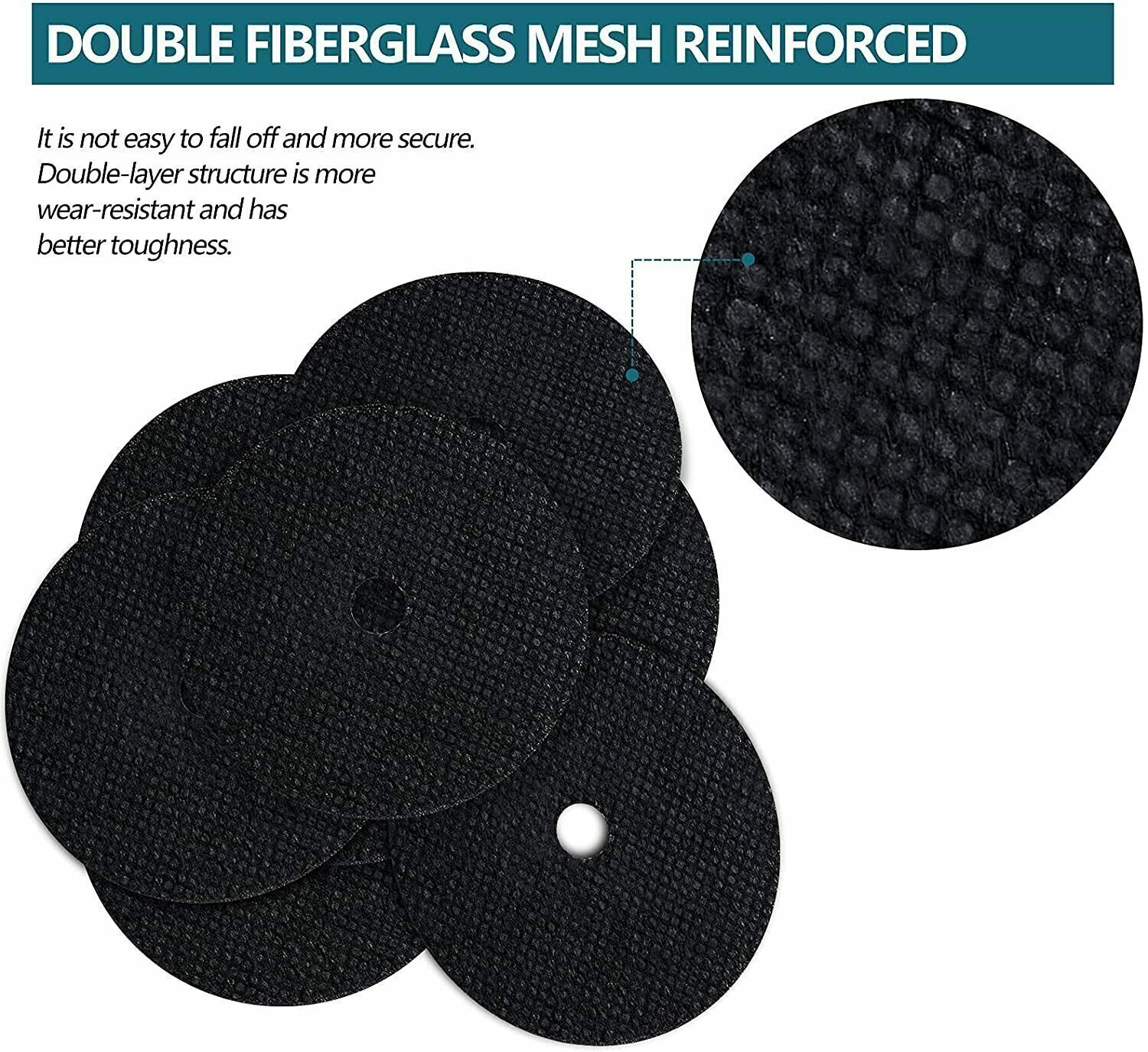 25PCS 3 inch Cut Off Wheels 1/4″ Arbor Die Grinder Metal Cutting Disc Blade Tool