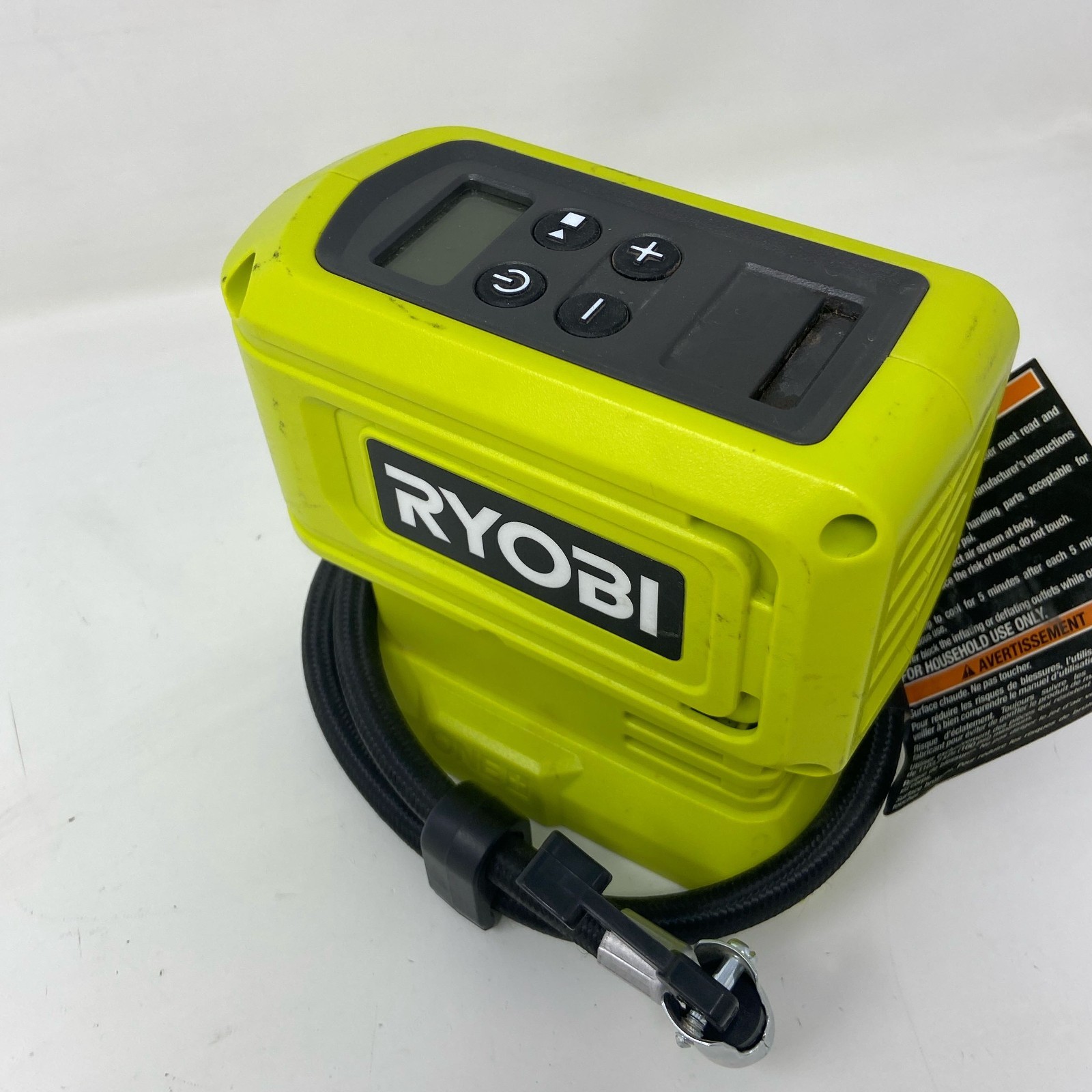 RYOBI 18V ONE+ High Pressure Inflator PCL001B/RPI18, Green