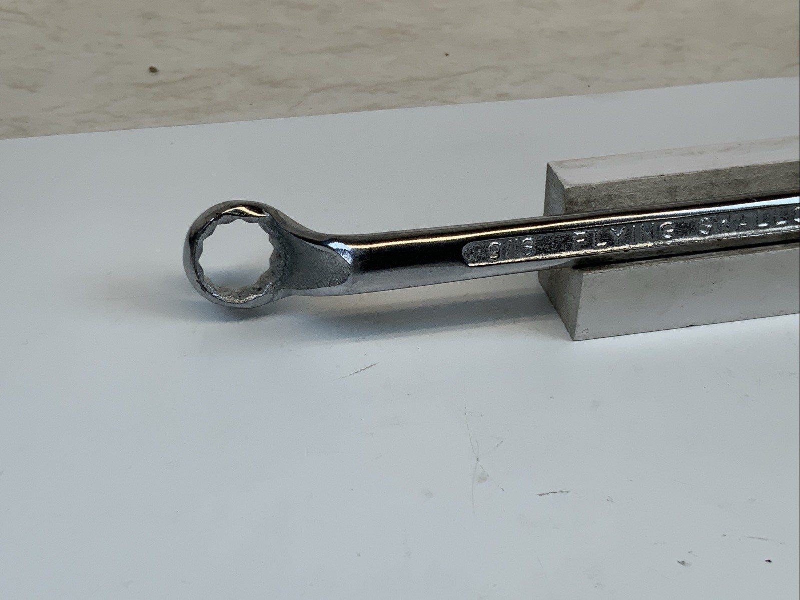 FLYING SWALLOW Brand, 1/2in. X 9/16in. Offset Box End Wrench – China