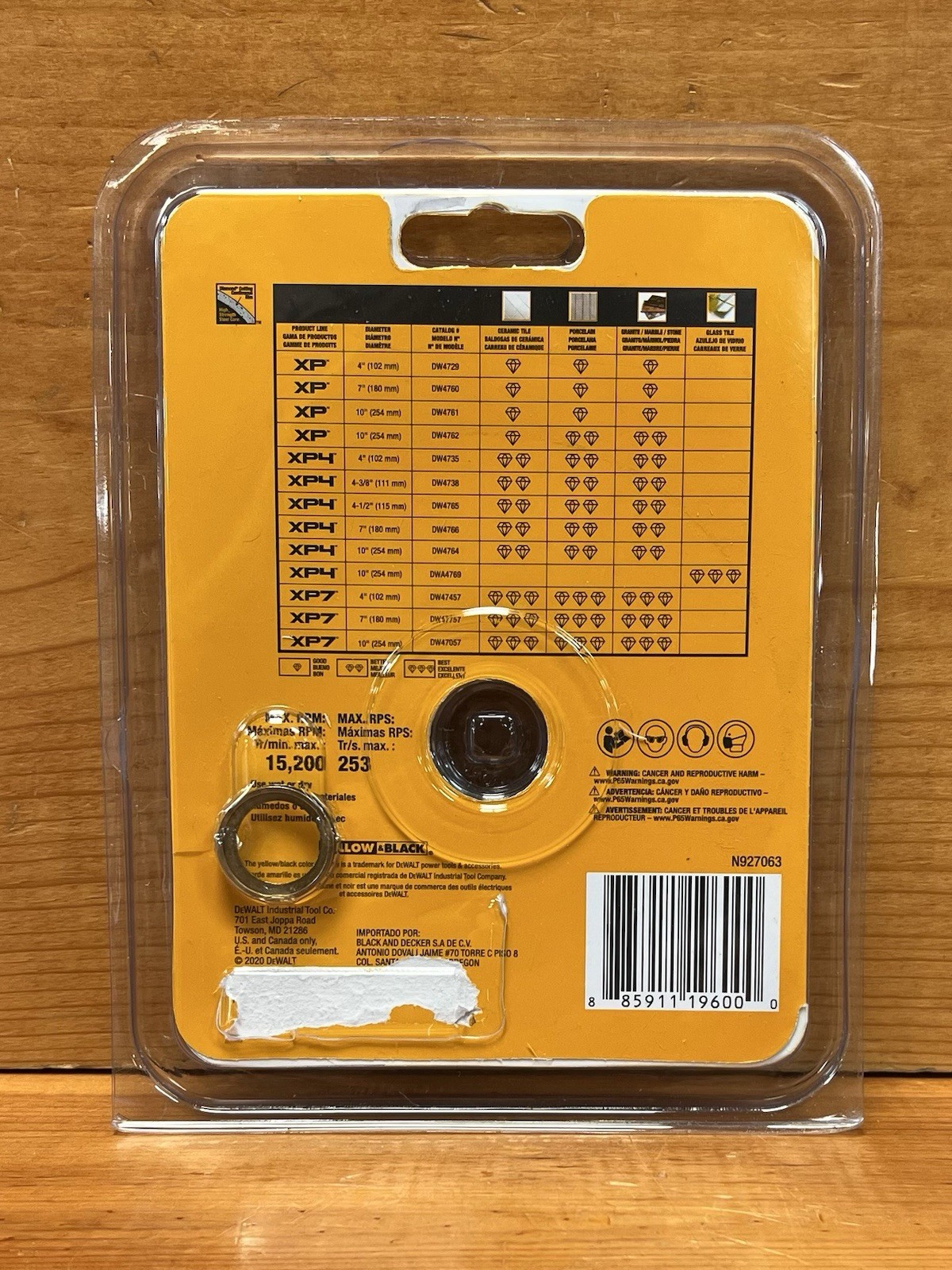 DEWALT XP4 DW4735 4″ Continuous Rim Premium Tile Blade