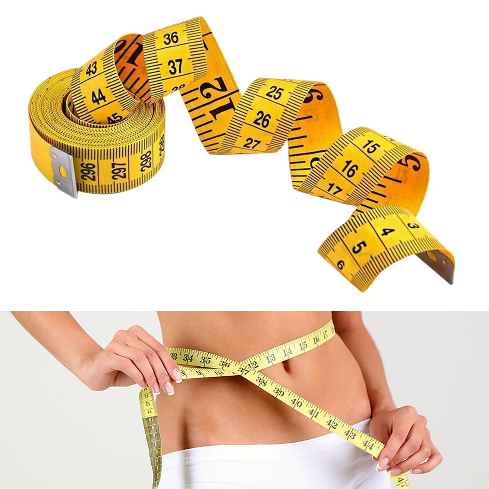 120″ Body Measuring Ruler Sewing Tailor Tape Measure Seamstress Soft Flat