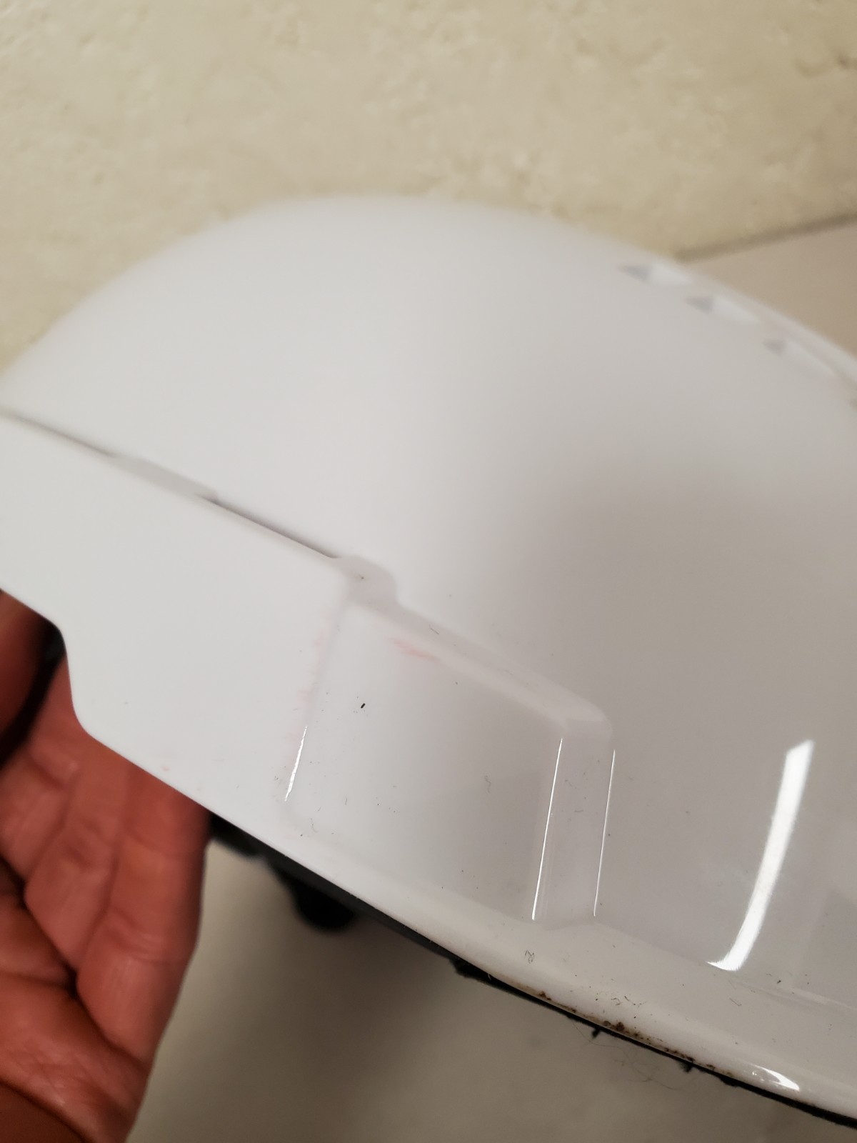 *READ DESCRIPTION* Milwaukee BOLT White Type 2 Class C Vented Safety Helmet