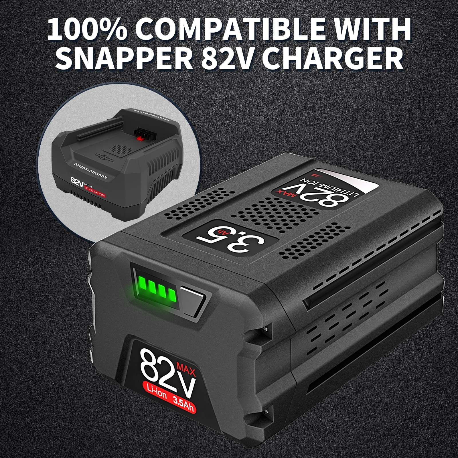 2x 82V 3.5Ah Battery For Briggs & Stratton Snapper XD 82V BSB3AH82 BSB2AH82 New