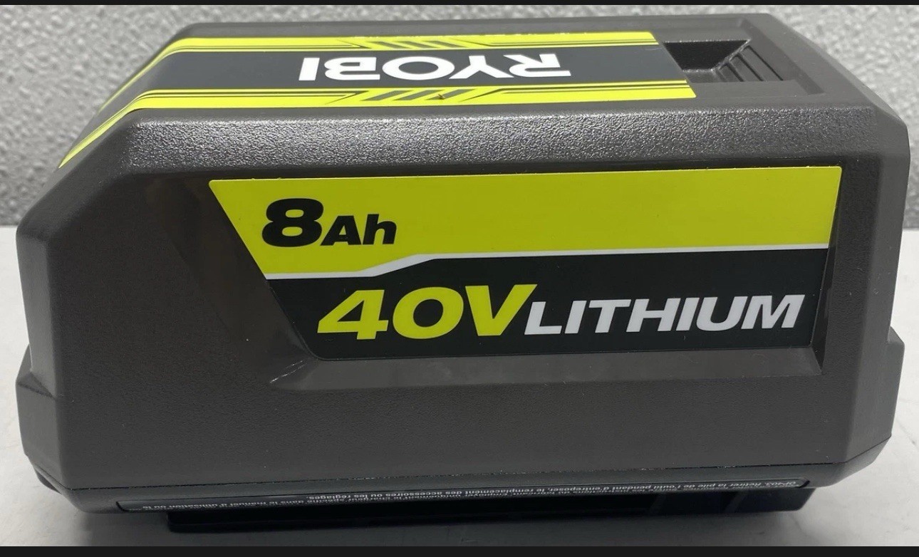 Ryobi High Capacity Battery 40-Volt Lithium-Ion 8 Ah OP40804VNM Open Box