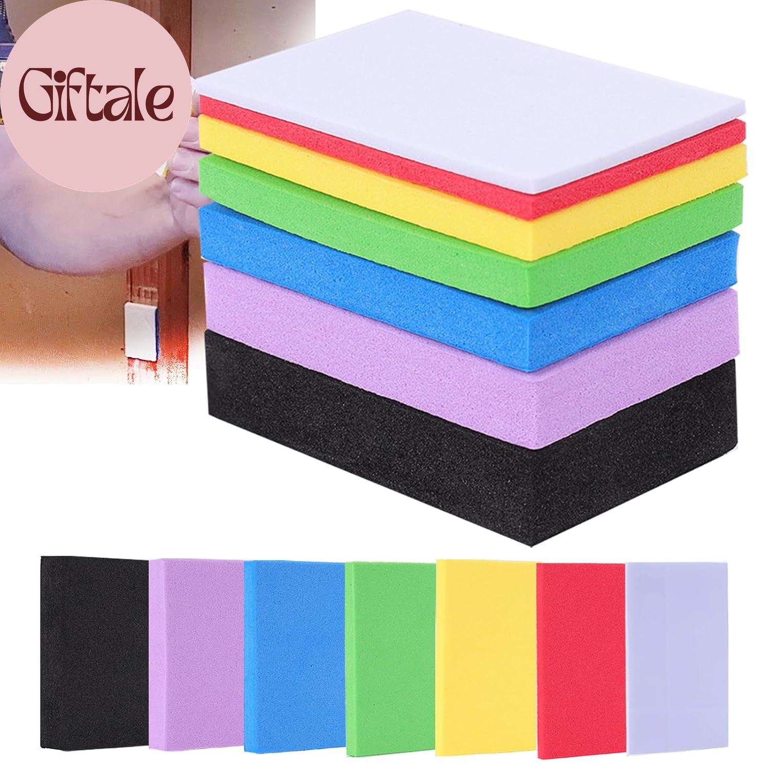 Foam Wall Flattening Shim Kit – Wall Leveling Shim Kit, Tackle Uneven Leveling f
