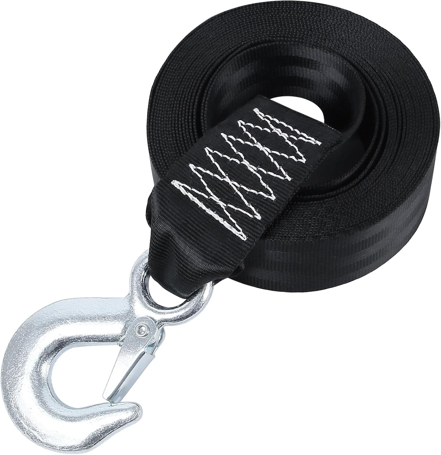 Boat Winch Strap w Hook 2″x20 Ft Winch Straps for Fishing Boat Trailer Winch Str