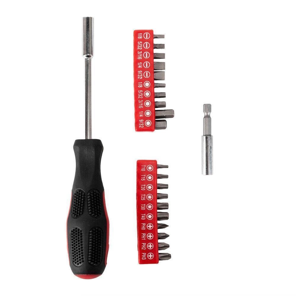 Practical 39 Piece Tool Set Household Tools Kit Box Mechanics With A Black Case