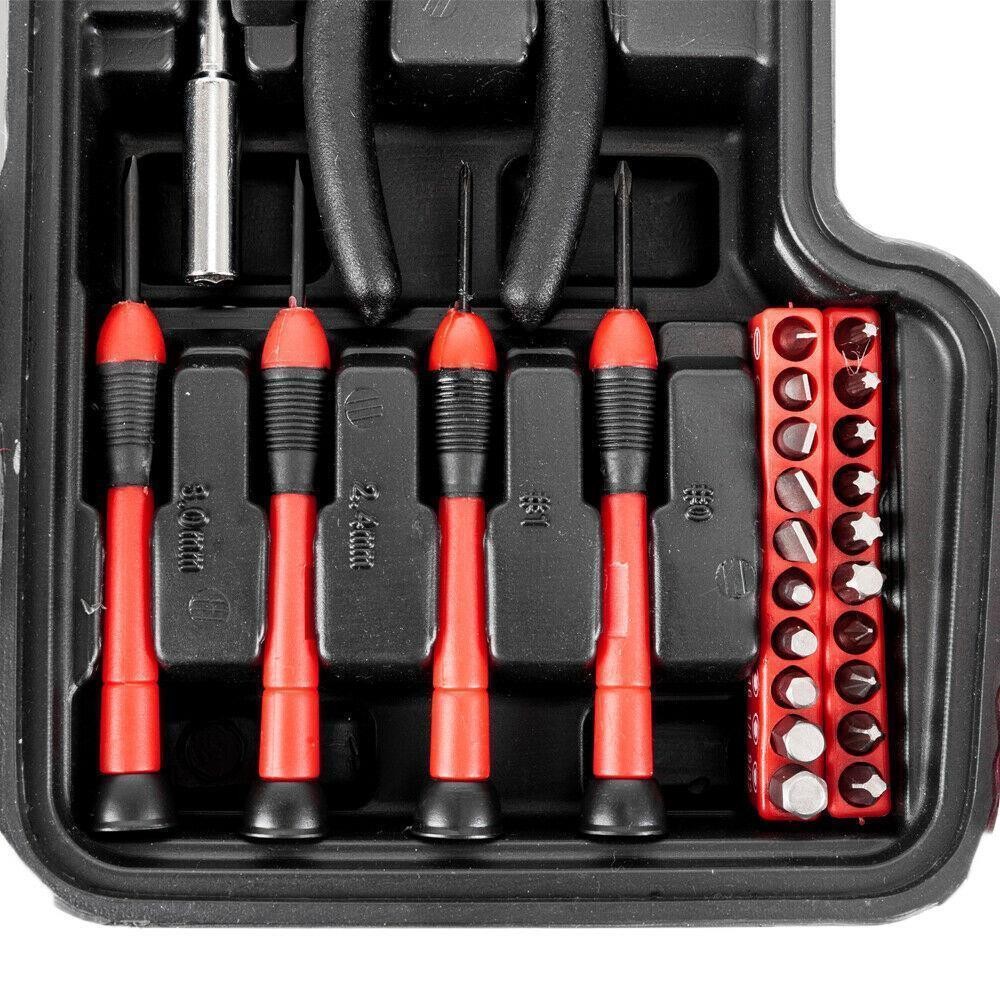 Practical 39 Piece Tool Set Household Tools Kit Box Mechanics With A Black Case