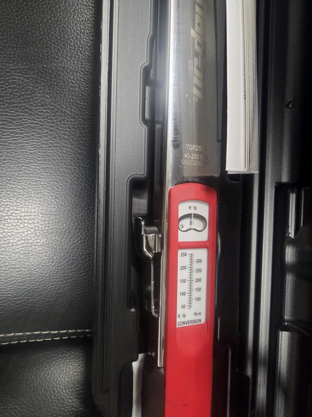 Snap-on Tools New TQR250E 1/2″ Drive Adjustable Click-Type Torque Wrench