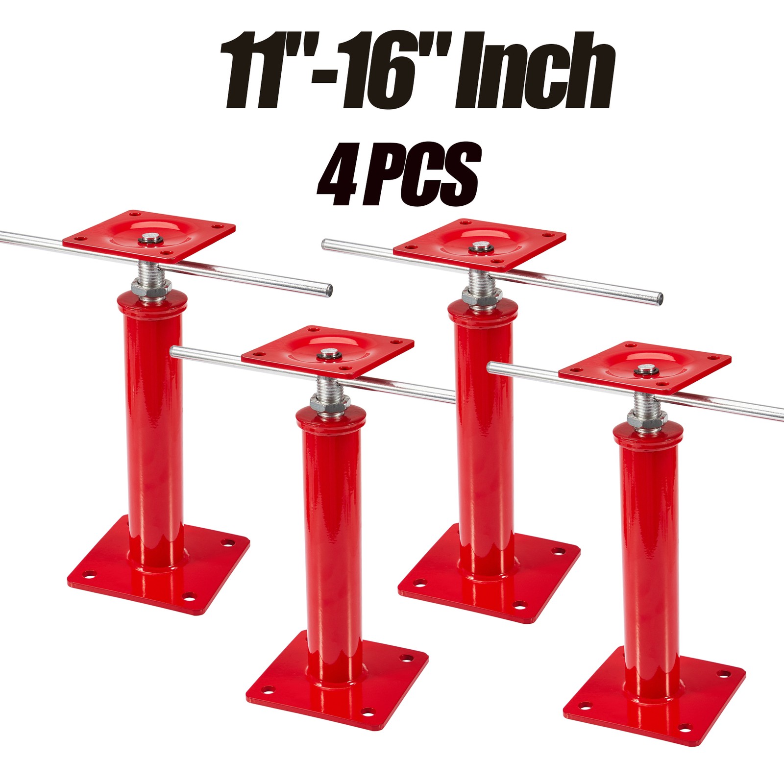 2PCS / 4PCS Adjustable House Jacks for Leveling Crawlspace for Cellar Ceiling