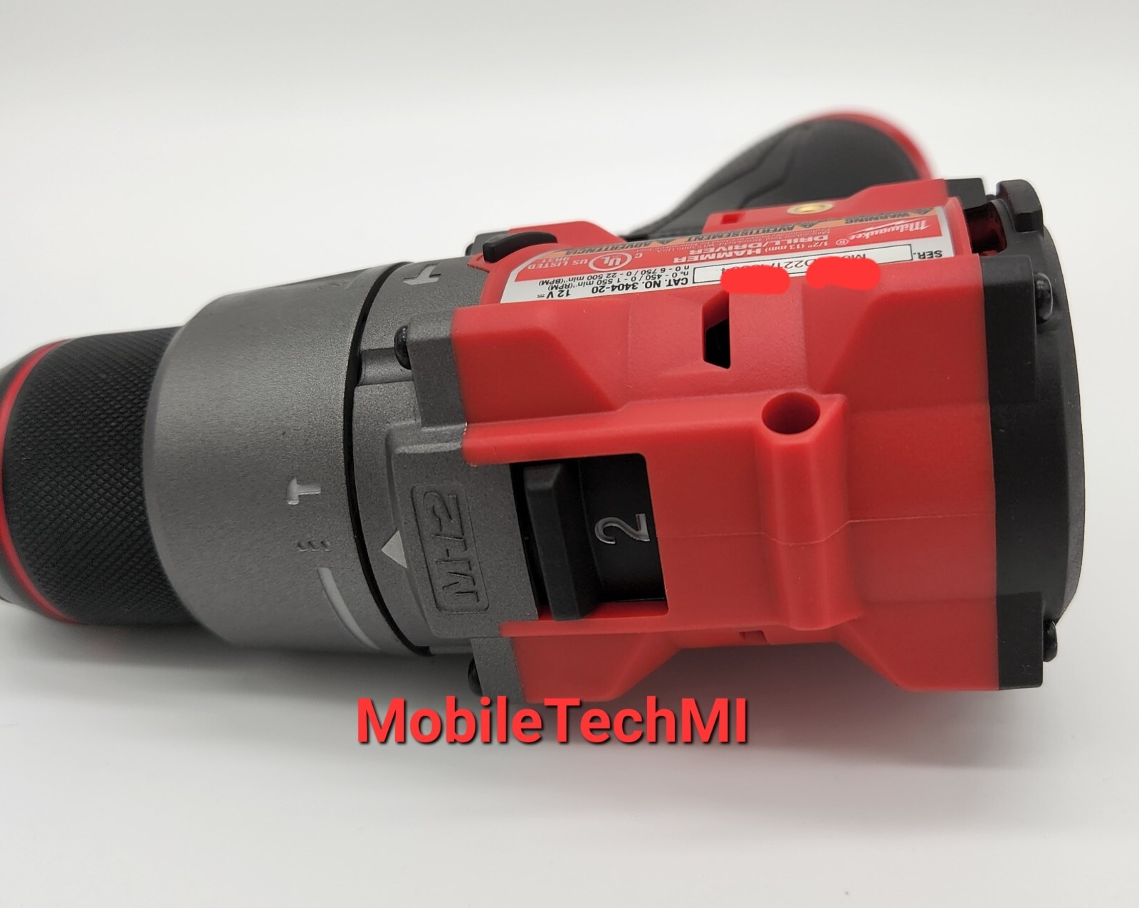 Milwaukee M12 FUEL Hammer Drill Driver 3404-20 GEN 3 + 2.0 Ah CP2.0 OEM Battery
