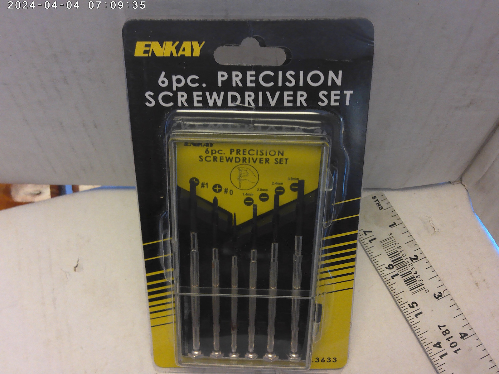 1990’s vintage 6pc mini screw driver set NEW old sotck (Enkay China)