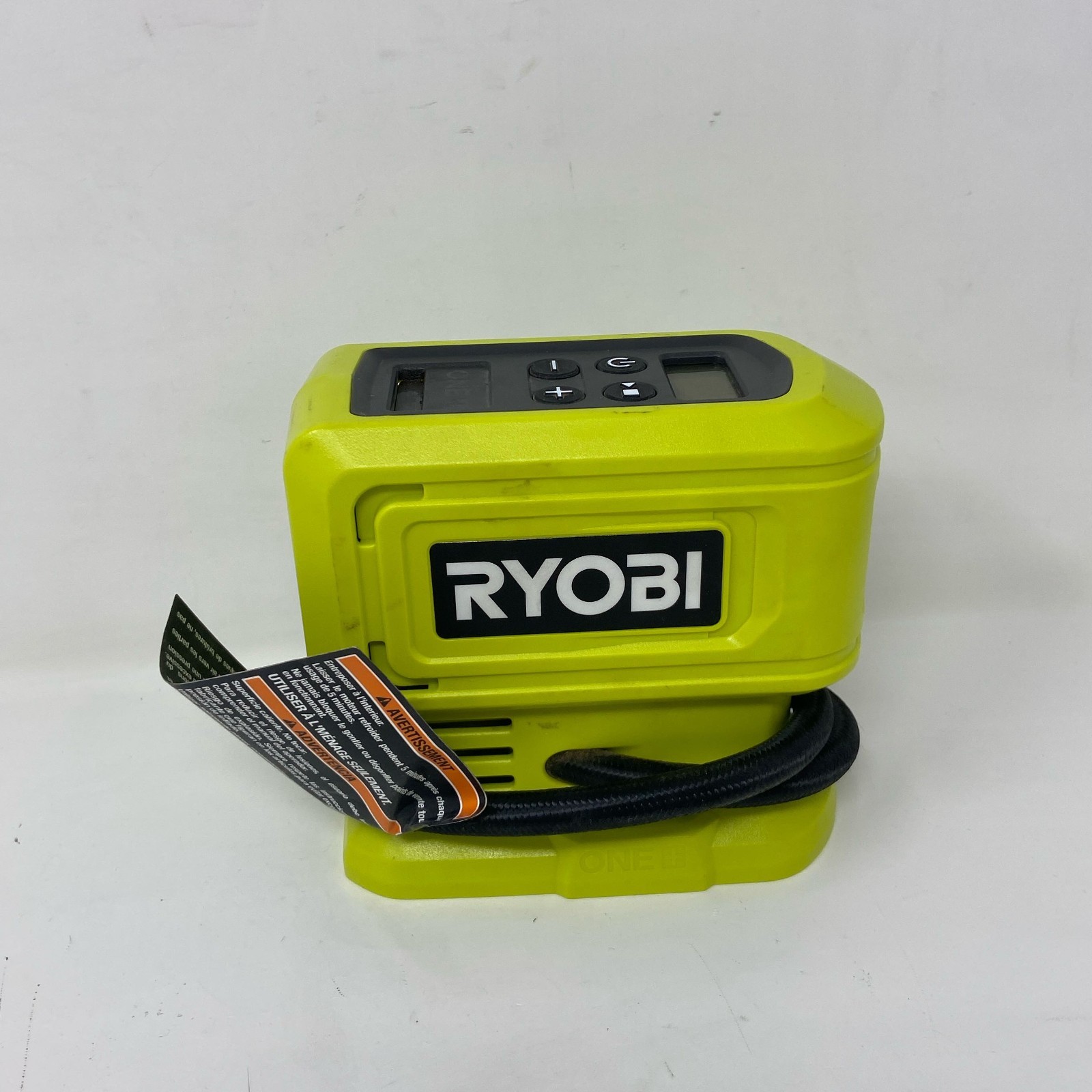 RYOBI 18V ONE+ High Pressure Inflator PCL001B/RPI18, Green