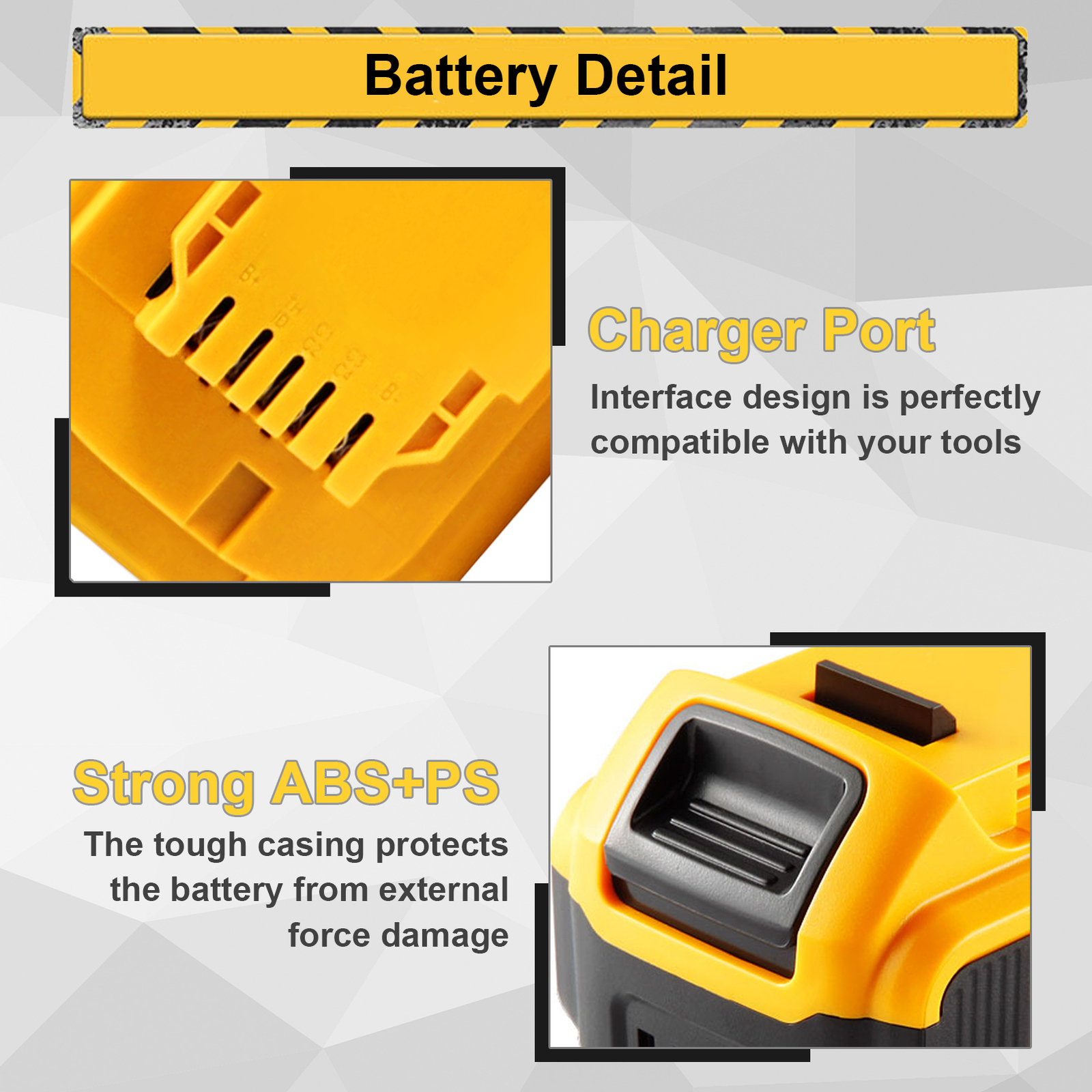 Pack For DeWalt 20V 20 Volt Max XR 8.0AH Lithium Ion Battery DCB206-2 DCB205-2