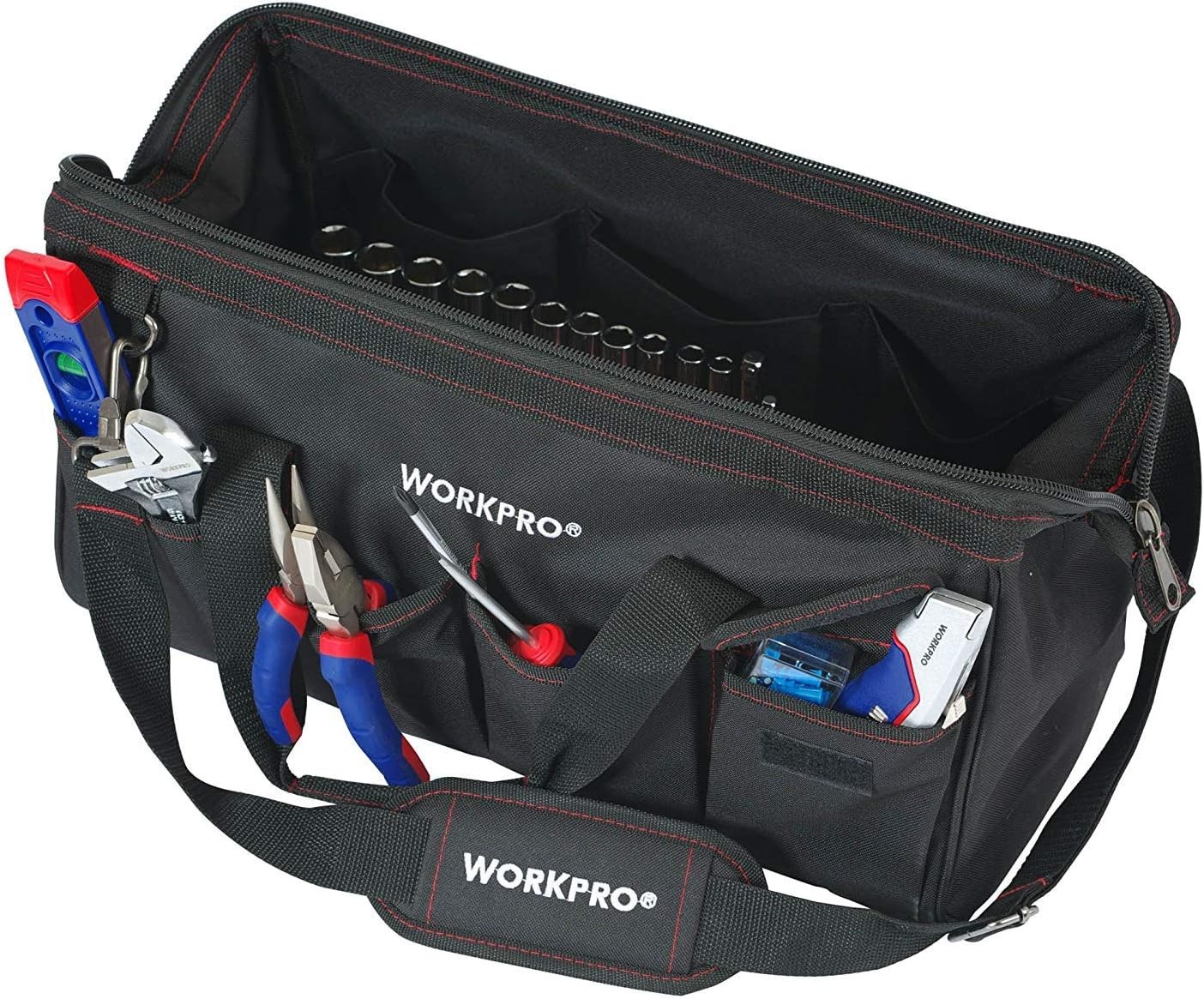 WORKPRO 322-Pieces Home Repair Tool Kits Basic Household Hand Tool With Tool Bag