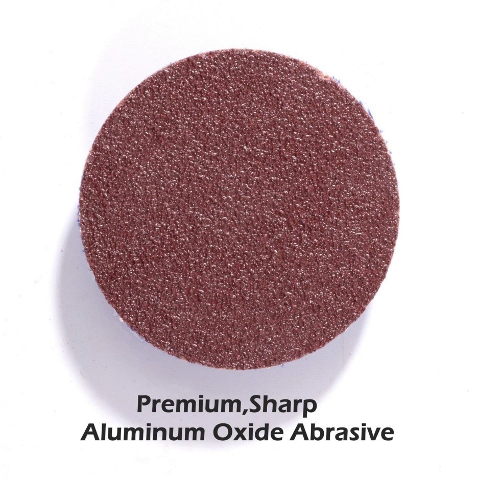 50P 2 inch 80 Grit Aluminum Oxide Roll Lock Die Grinder Sanding Grinding Disc&%%